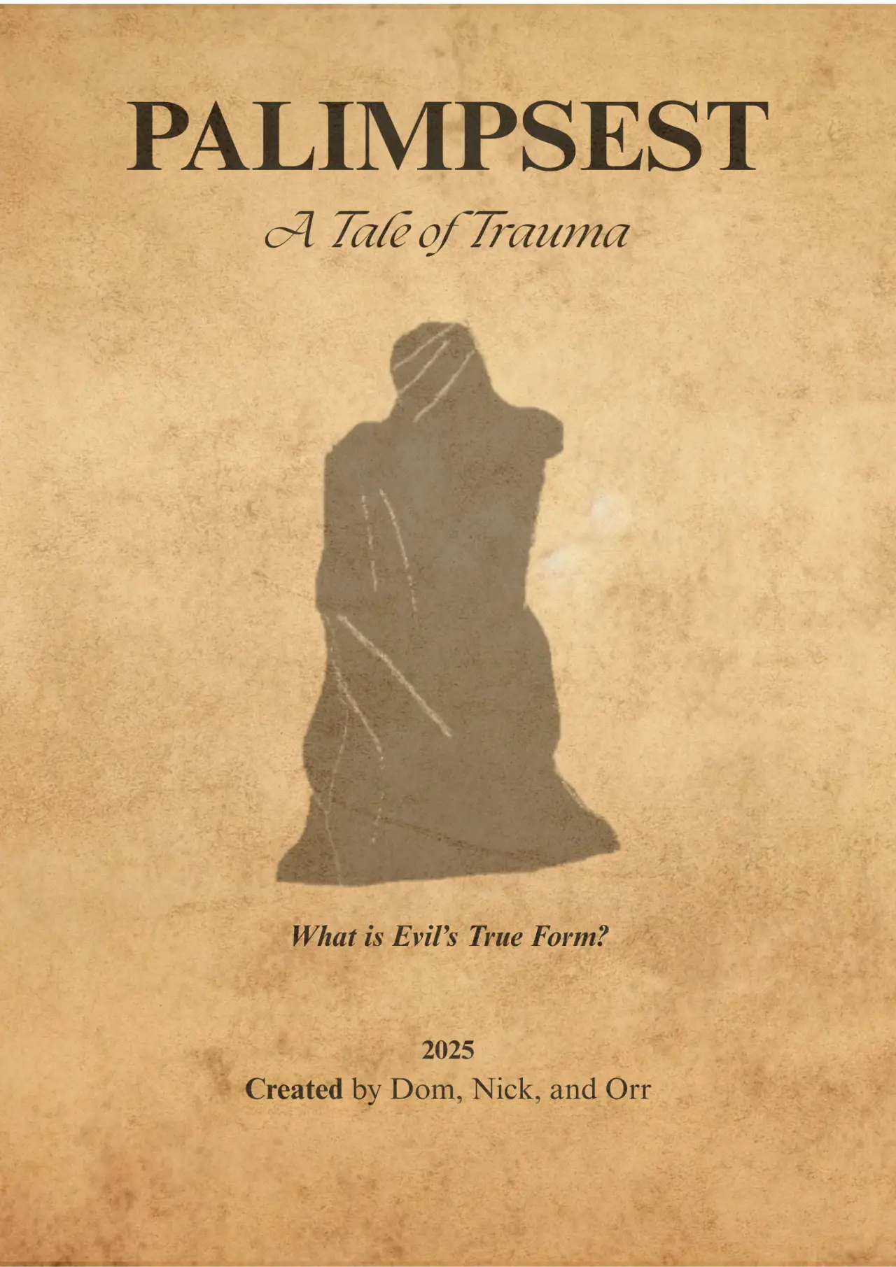 Plakat filmowy "Palimpsest"