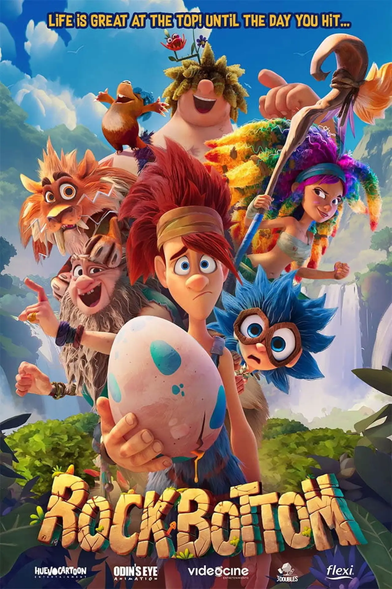 Plakat filmowy "Gungo y Los Juegos Cavernícolas"