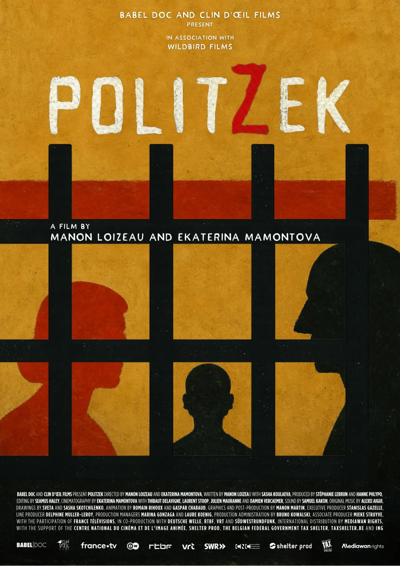 Plakat filmowy "Politzek, les voix qui défient le Kremlin"