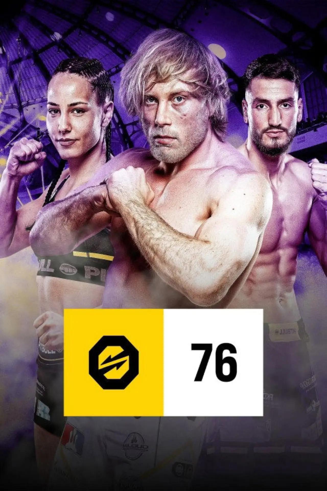 Plakat filmowy "OKTAGON 76: Weichel vs. Tounkara"