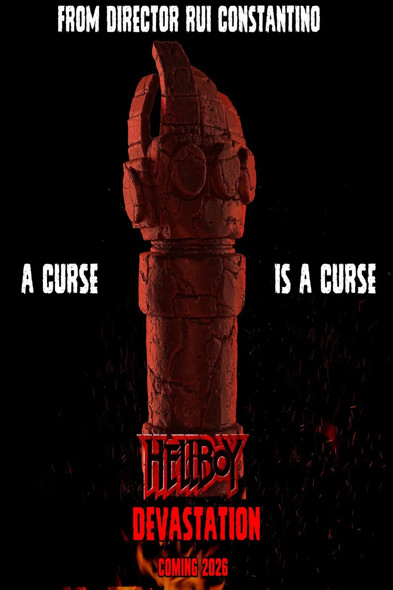 Plakat filmowy "Hellboy: Devastation"
