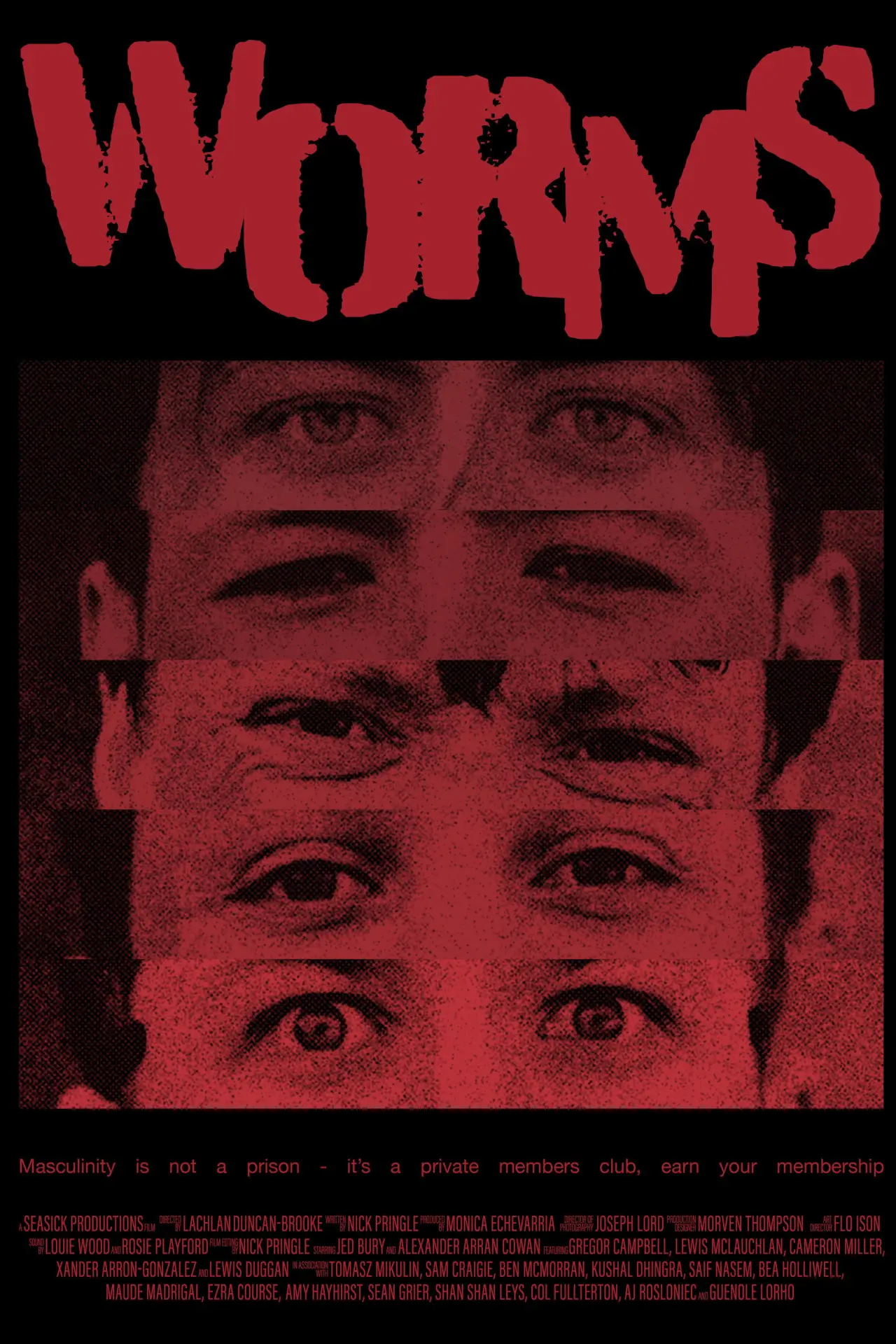 Plakat filmowy "WORMS"