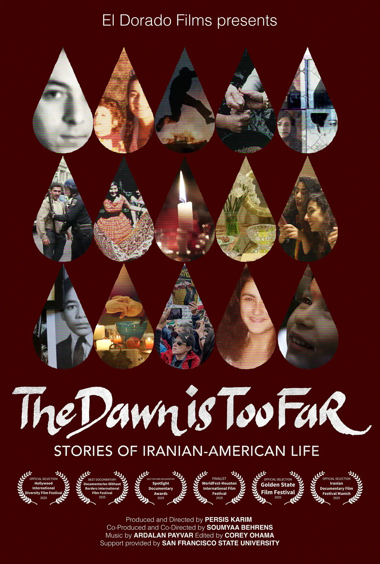 Plakat filmowy "The Dawn is Too Far: Stories of Iranian-American Life"