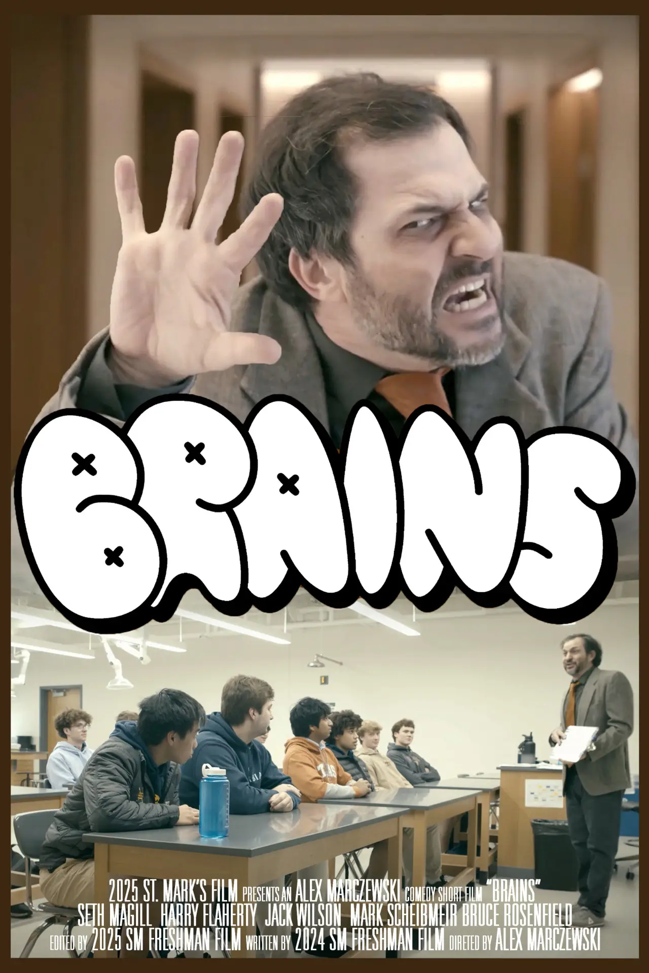 Plakat filmowy "Brains"
