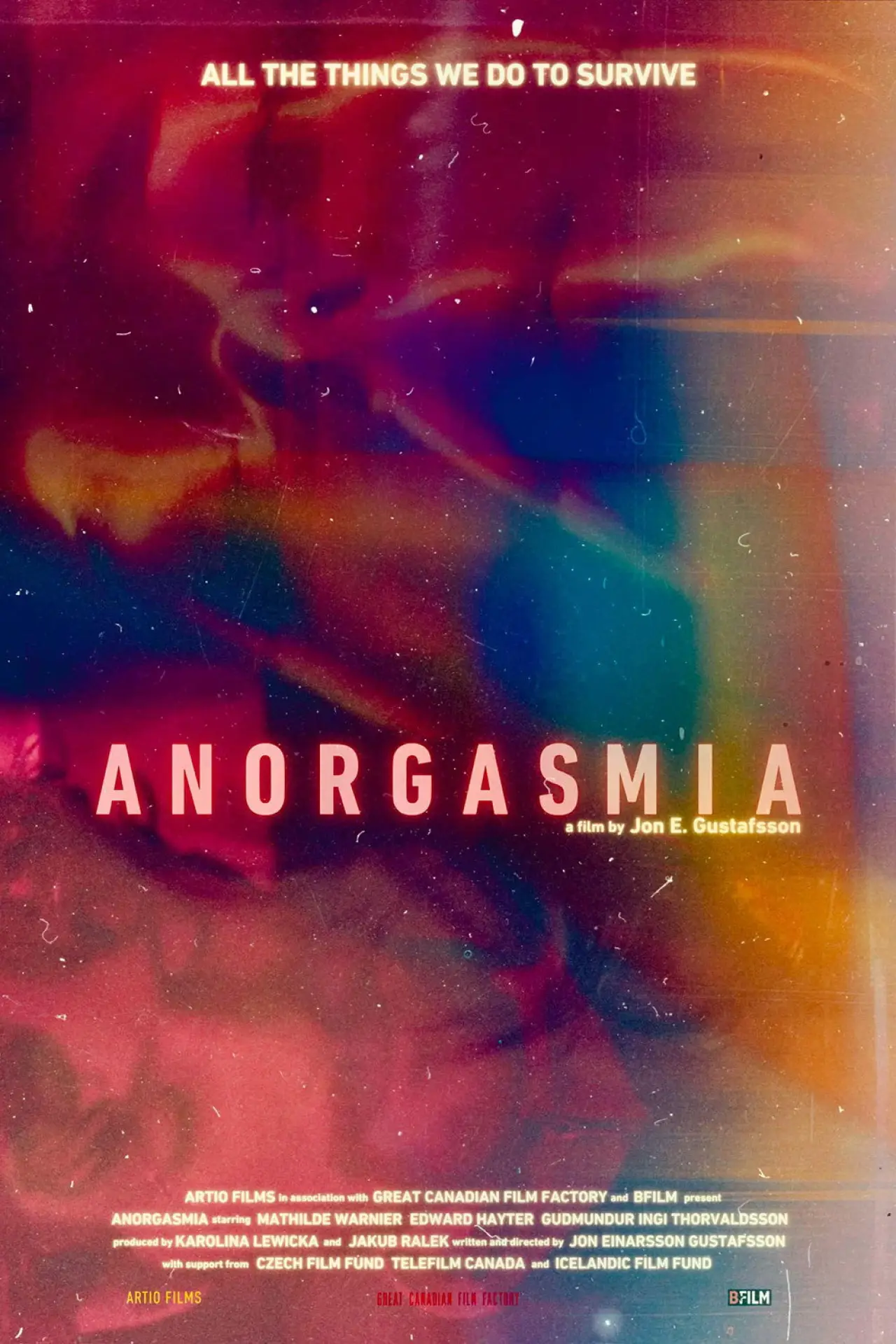 Plakat filmowy "Anorgasmia"