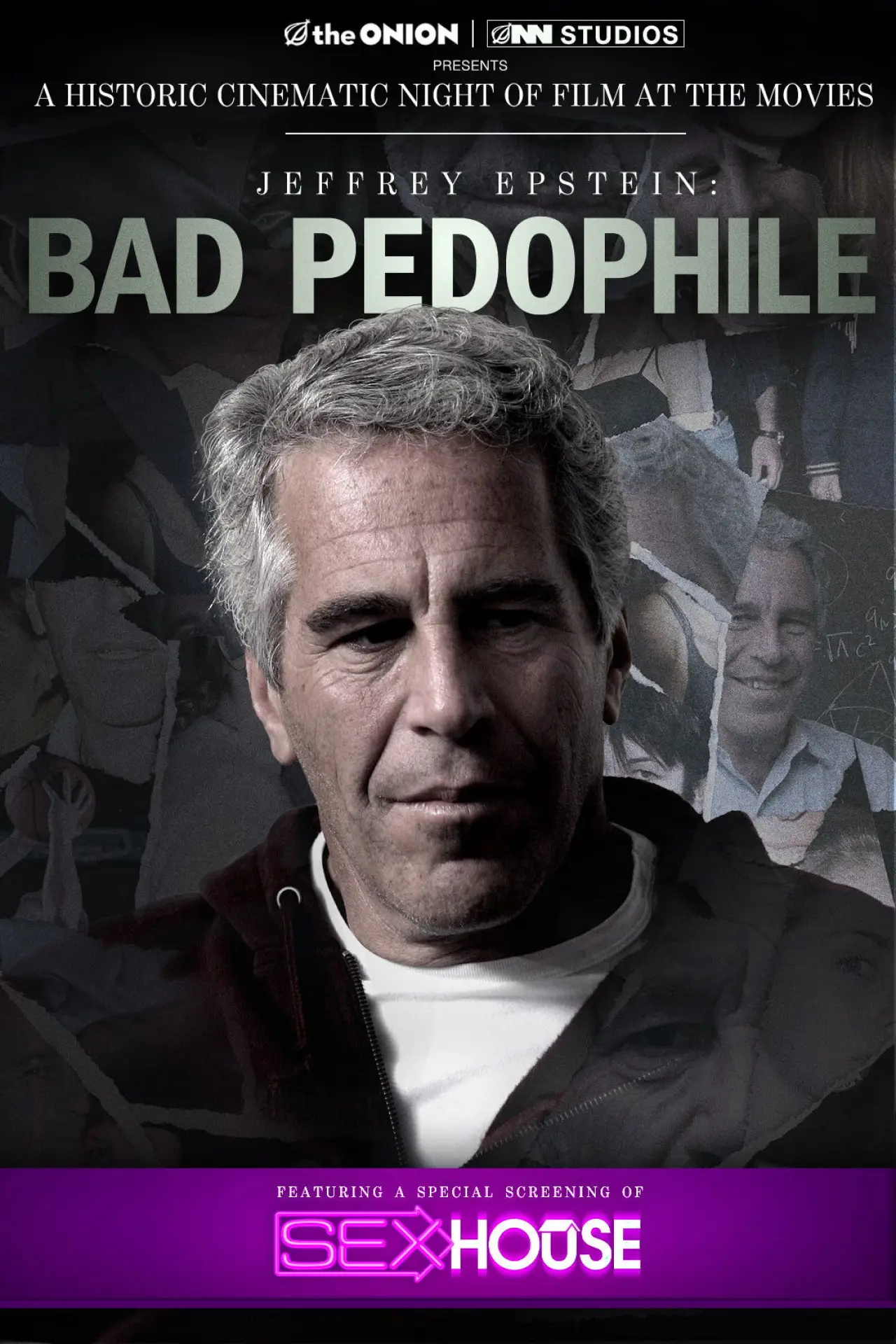 Plakat filmowy "Jeffrey Epstein: Bad Pedophile"