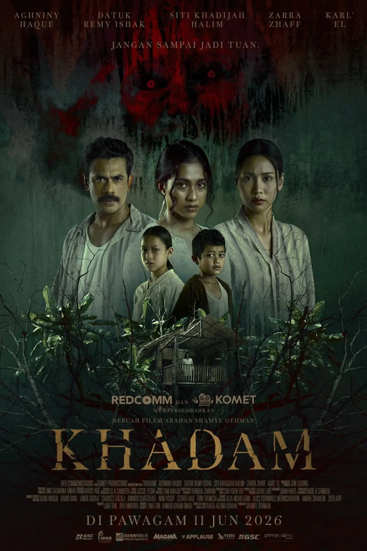 Plakat filmowy "Khadam"