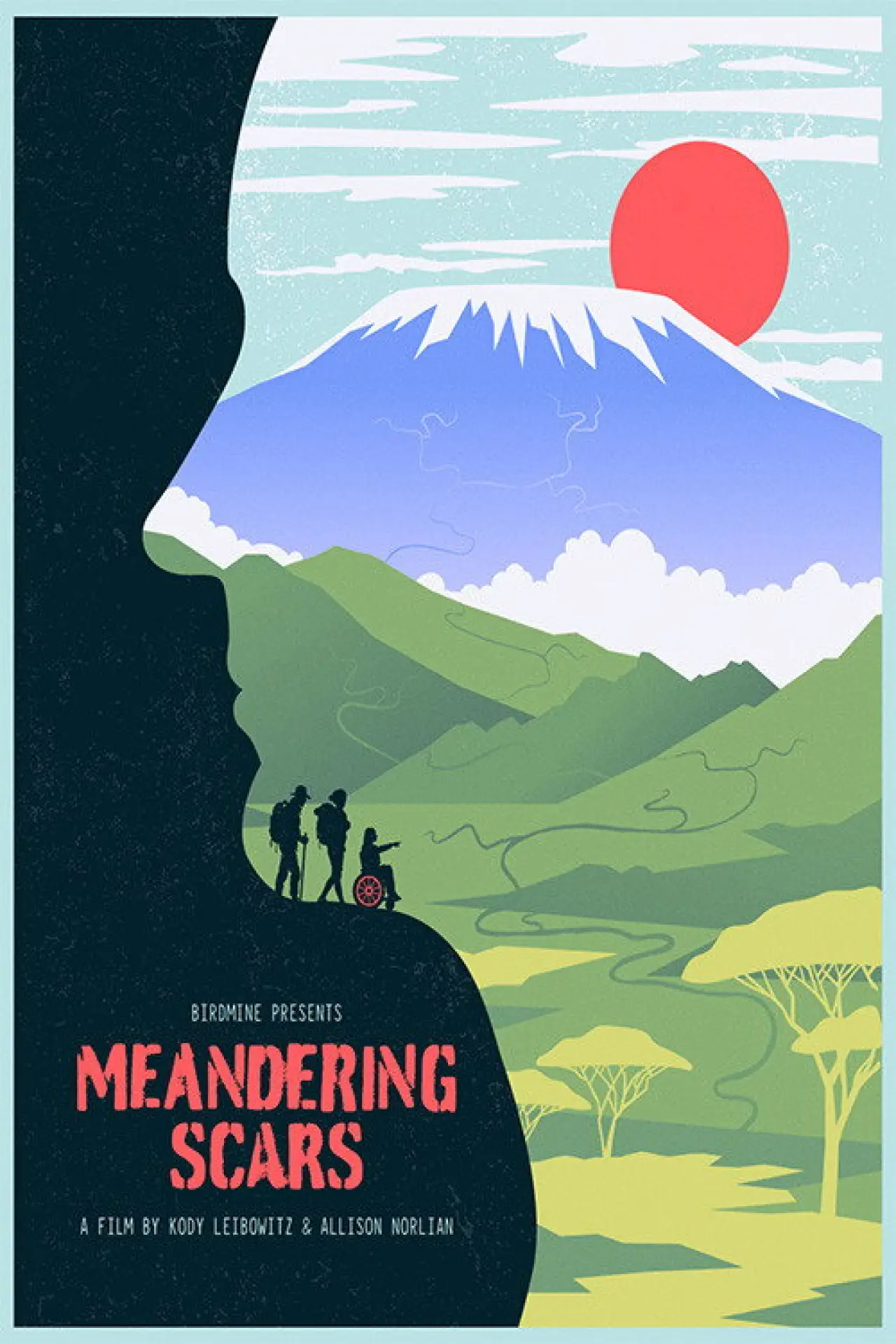 Plakat filmowy "Meandering Scars"