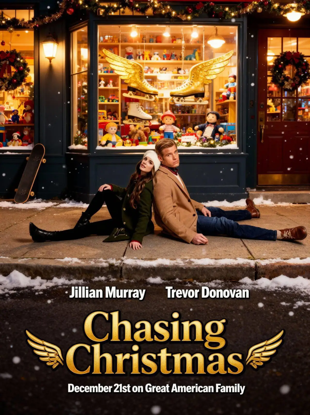 Plakat filmowy "Mario Lopez Presents: Chasing Christmas"