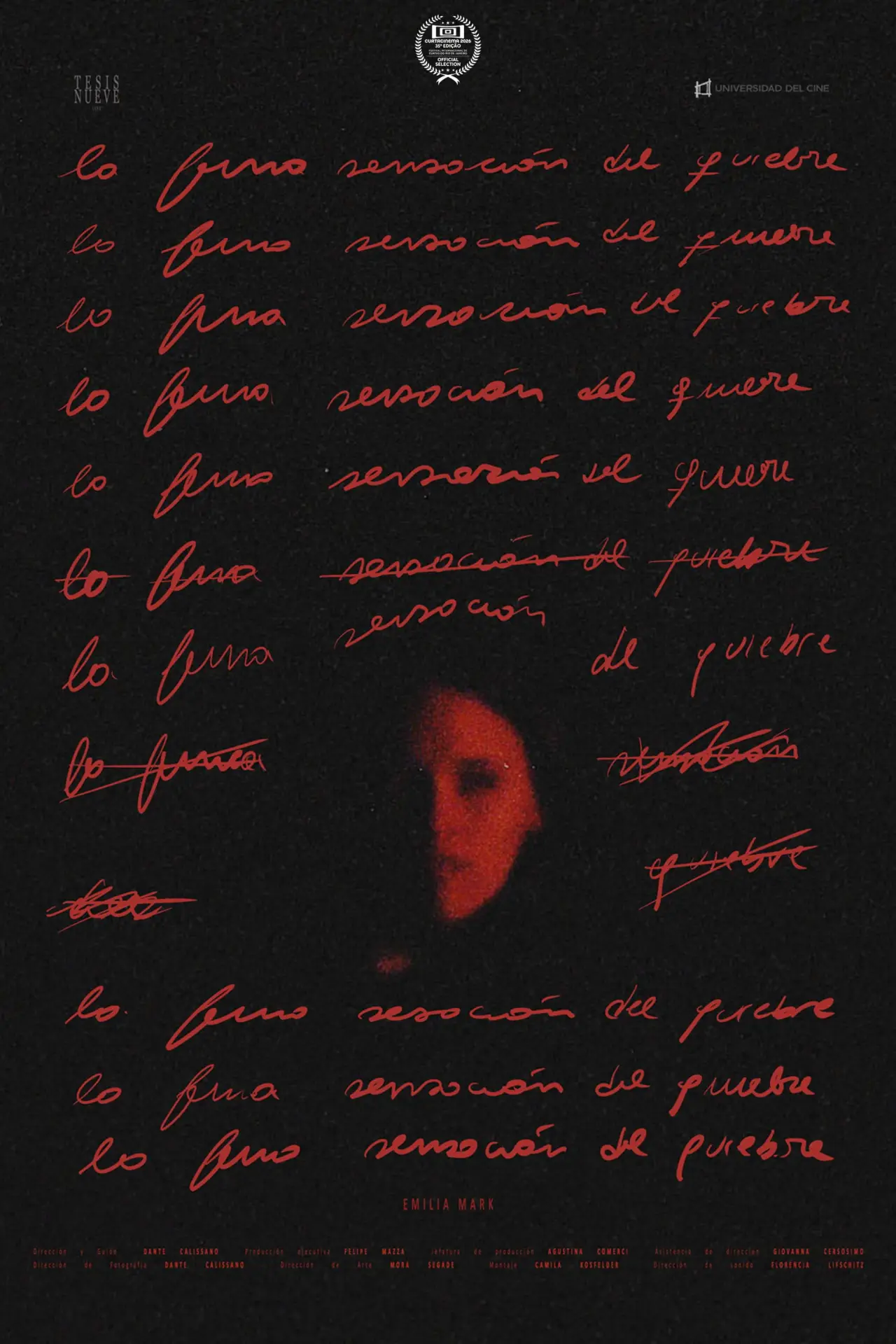 Plakat filmowy "The subtle feeling of breaking"