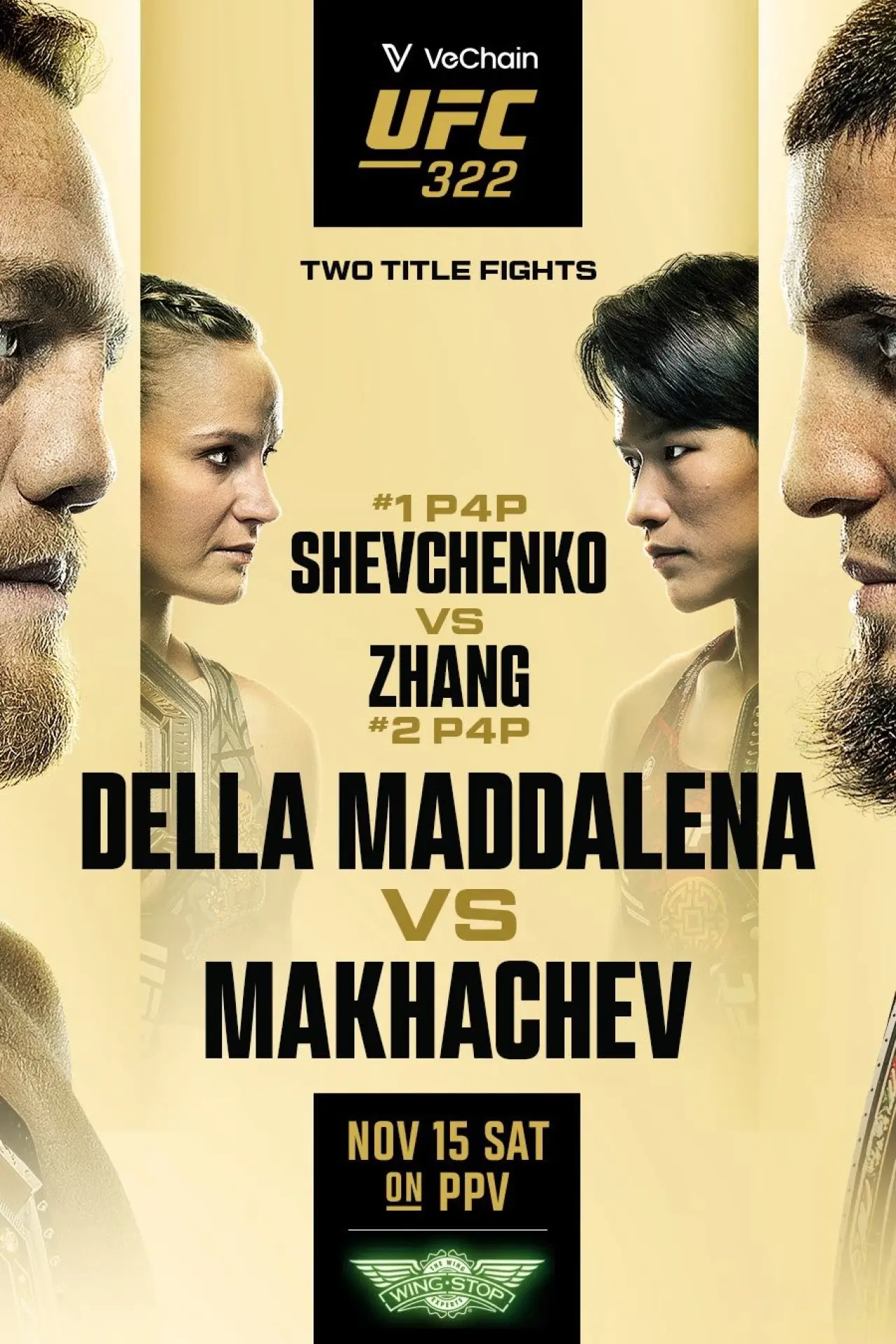 Plakat filmowy "UFC 322: Della Maddalena vs. Makhachev"