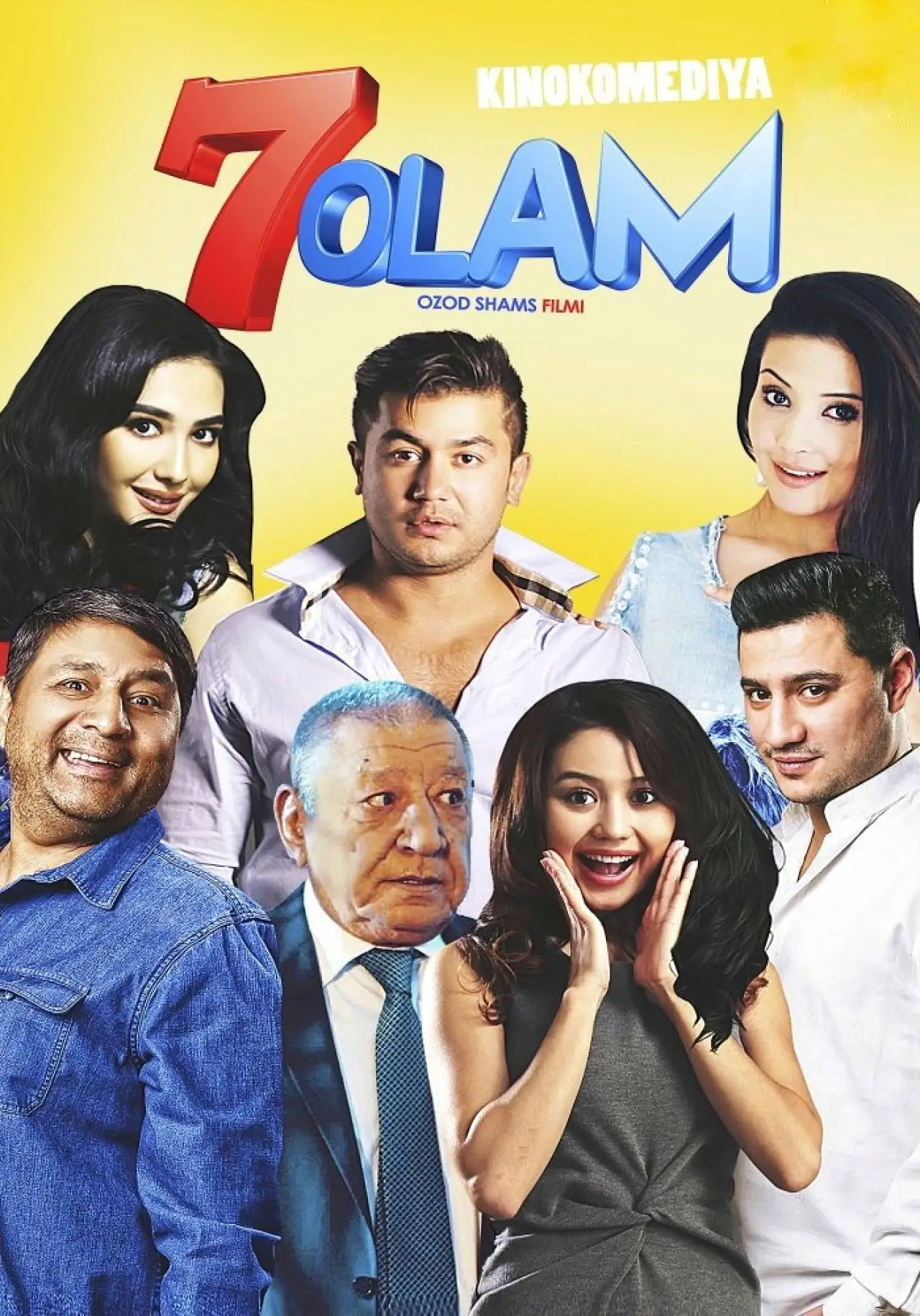 Plakat filmowy "7 olam"