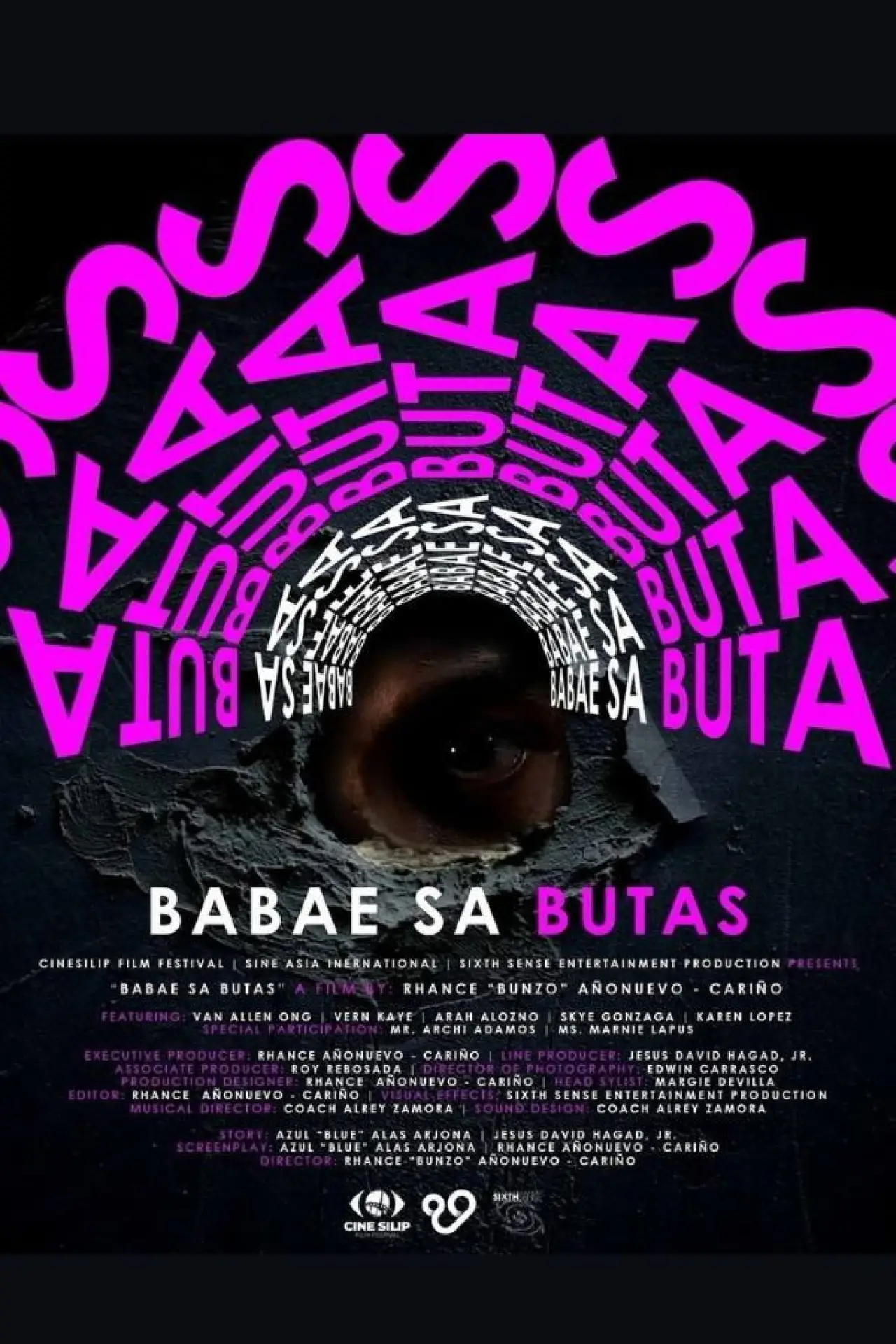 Plakat filmowy "Babae Sa Butas"