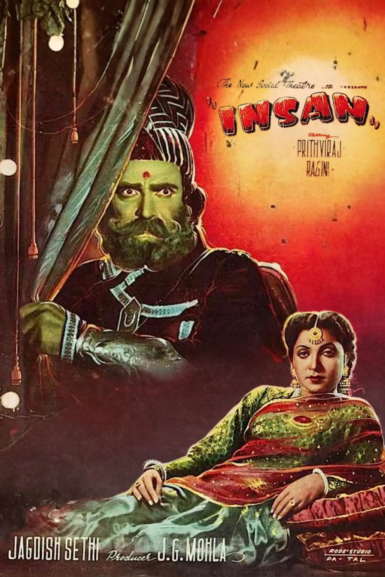 Plakat filmowy "Insaan"