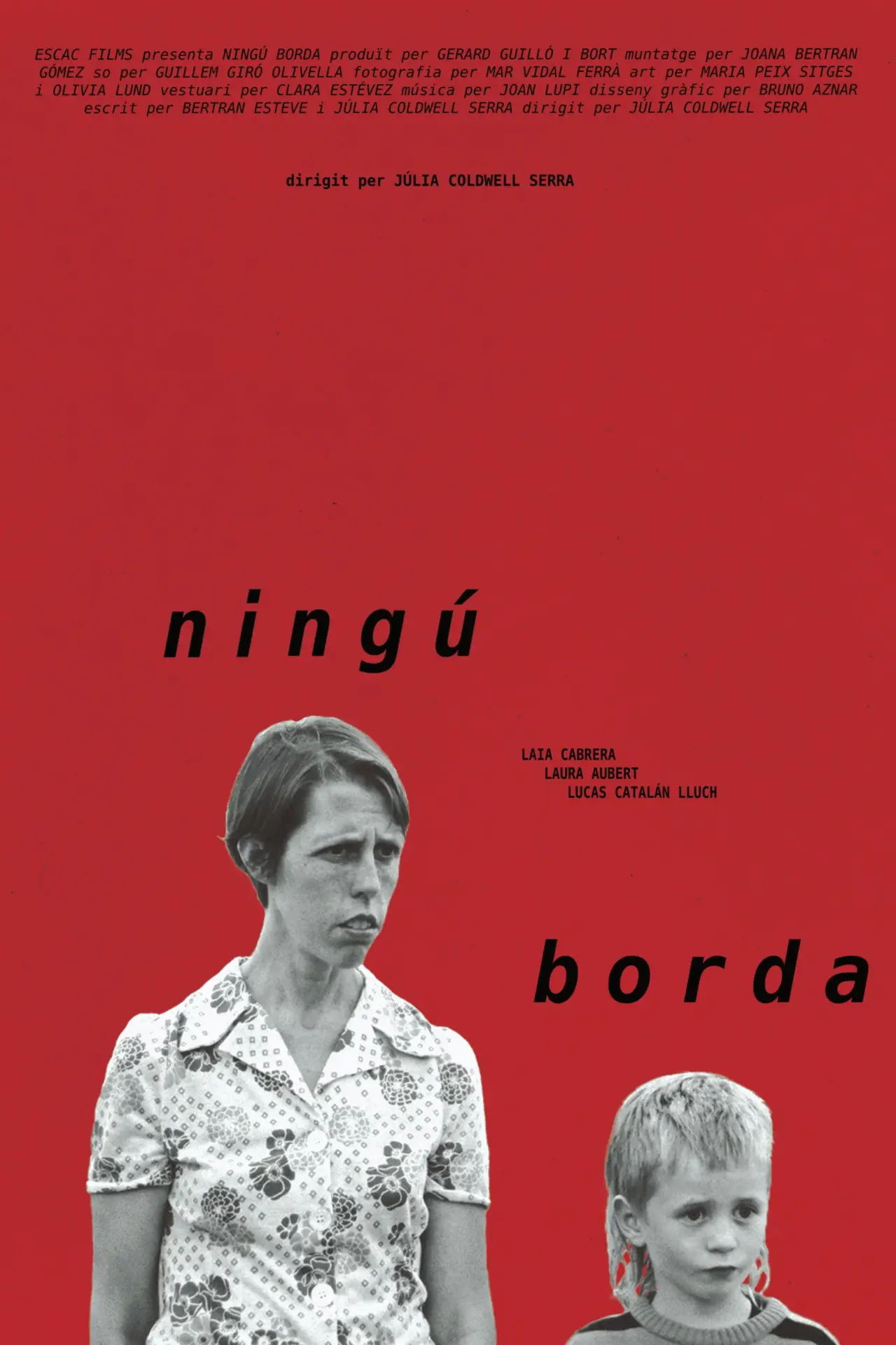 Plakat filmowy "Ningú borda"