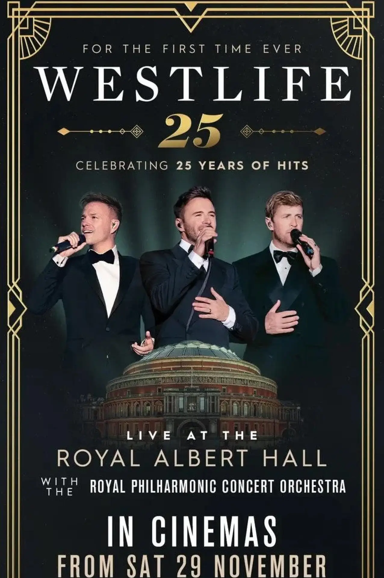 Plakat filmowy "Westlife 25: Live At The Royal Albert Hall"