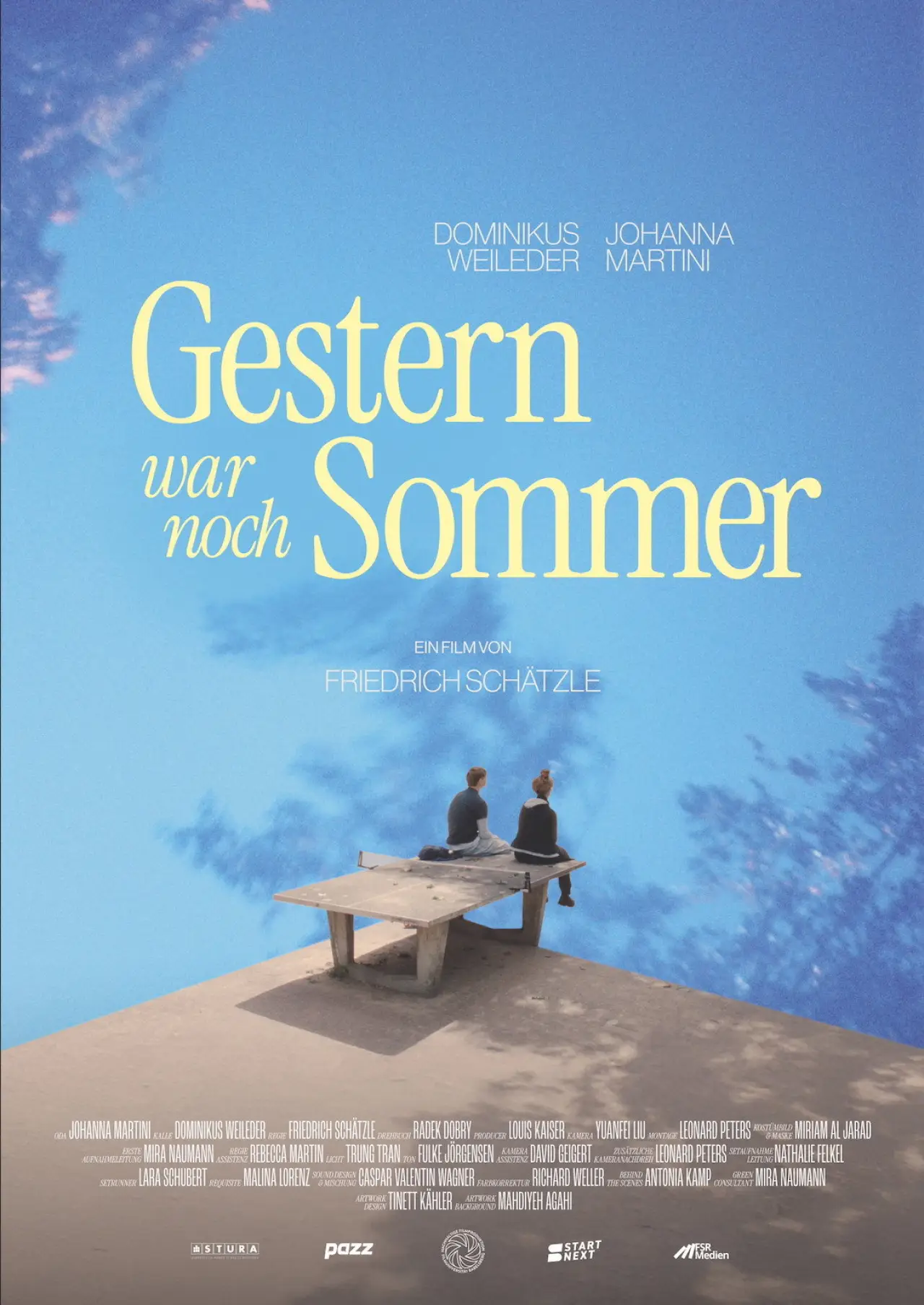Plakat filmowy "Gestern war noch Sommer"