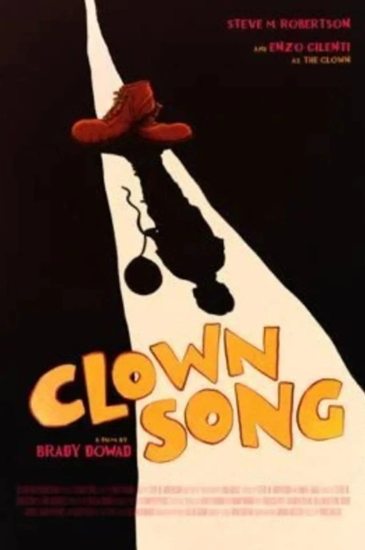 Plakat filmowy "Clown Song"