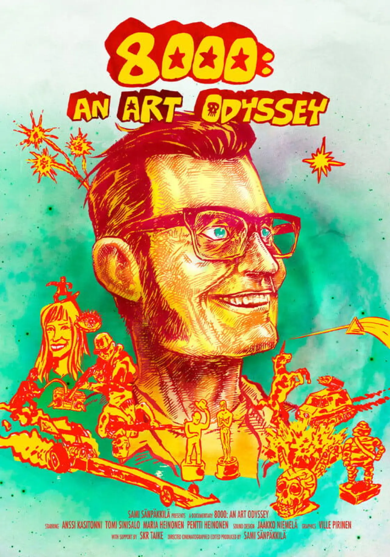 Plakat filmowy "Anssi Kasitonnin maailma"