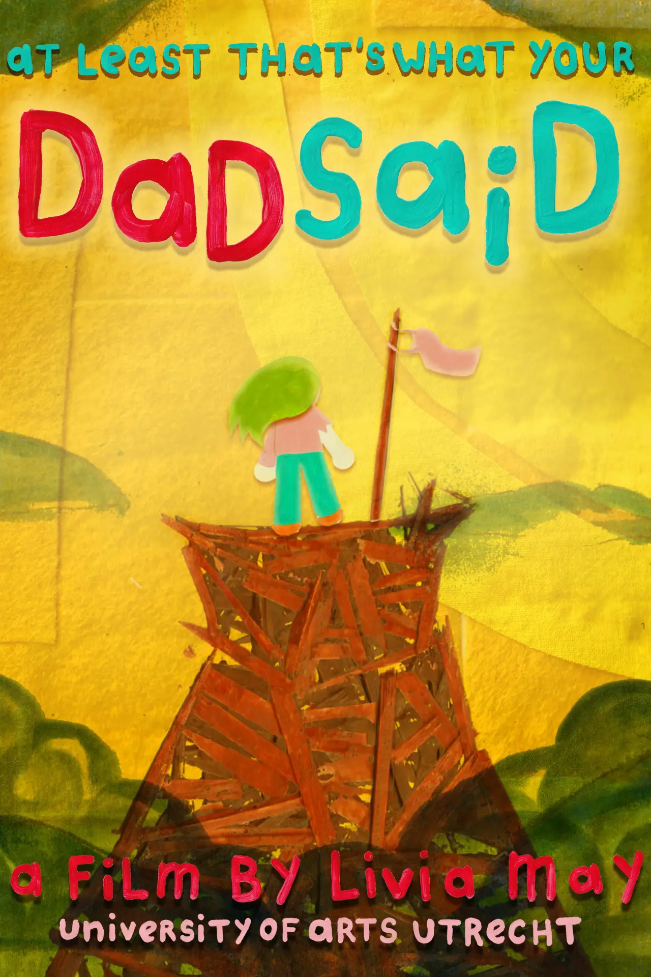 Plakat filmowy "Dad Said"