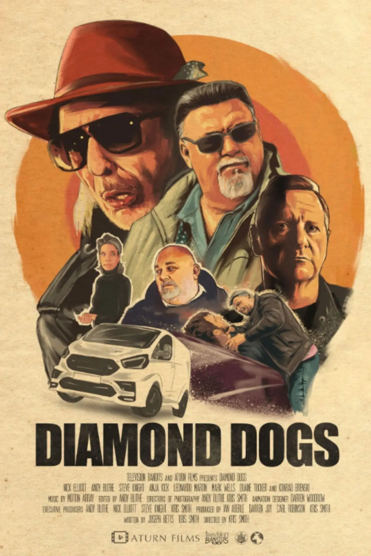 Plakat filmowy "Diamond Dogs"