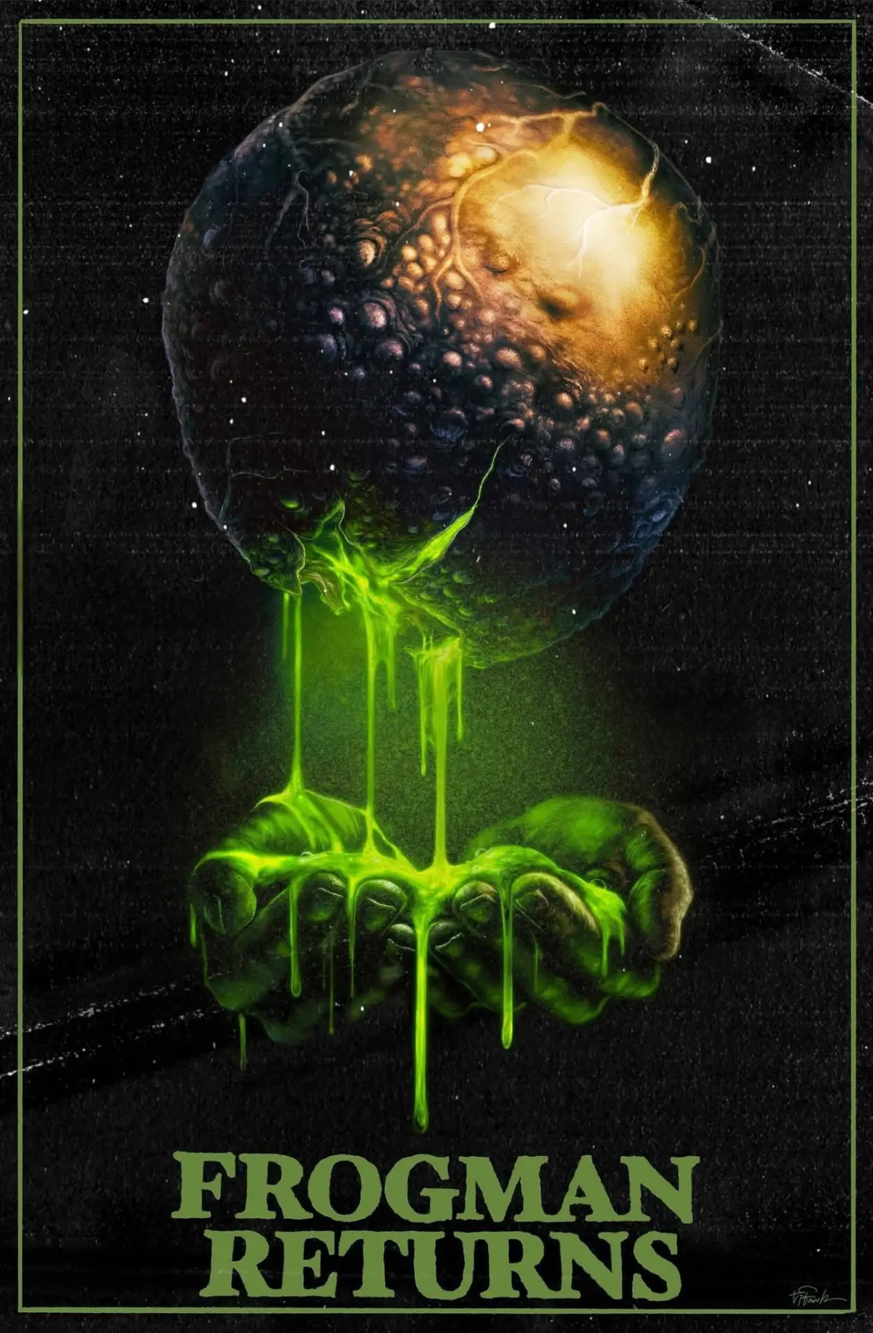 Plakat filmowy "Frogman Returns"