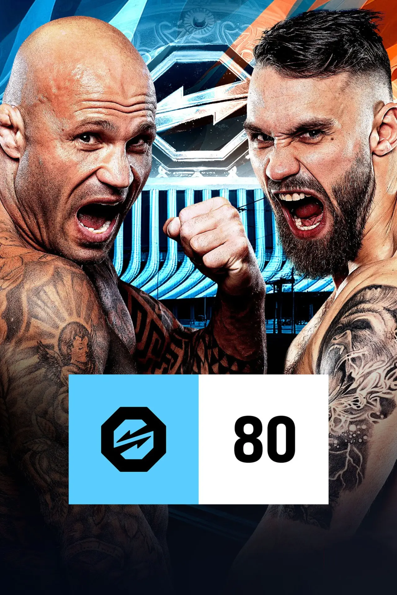Plakat filmowy "OKTAGON 80: Jungwirth vs. Stolze"