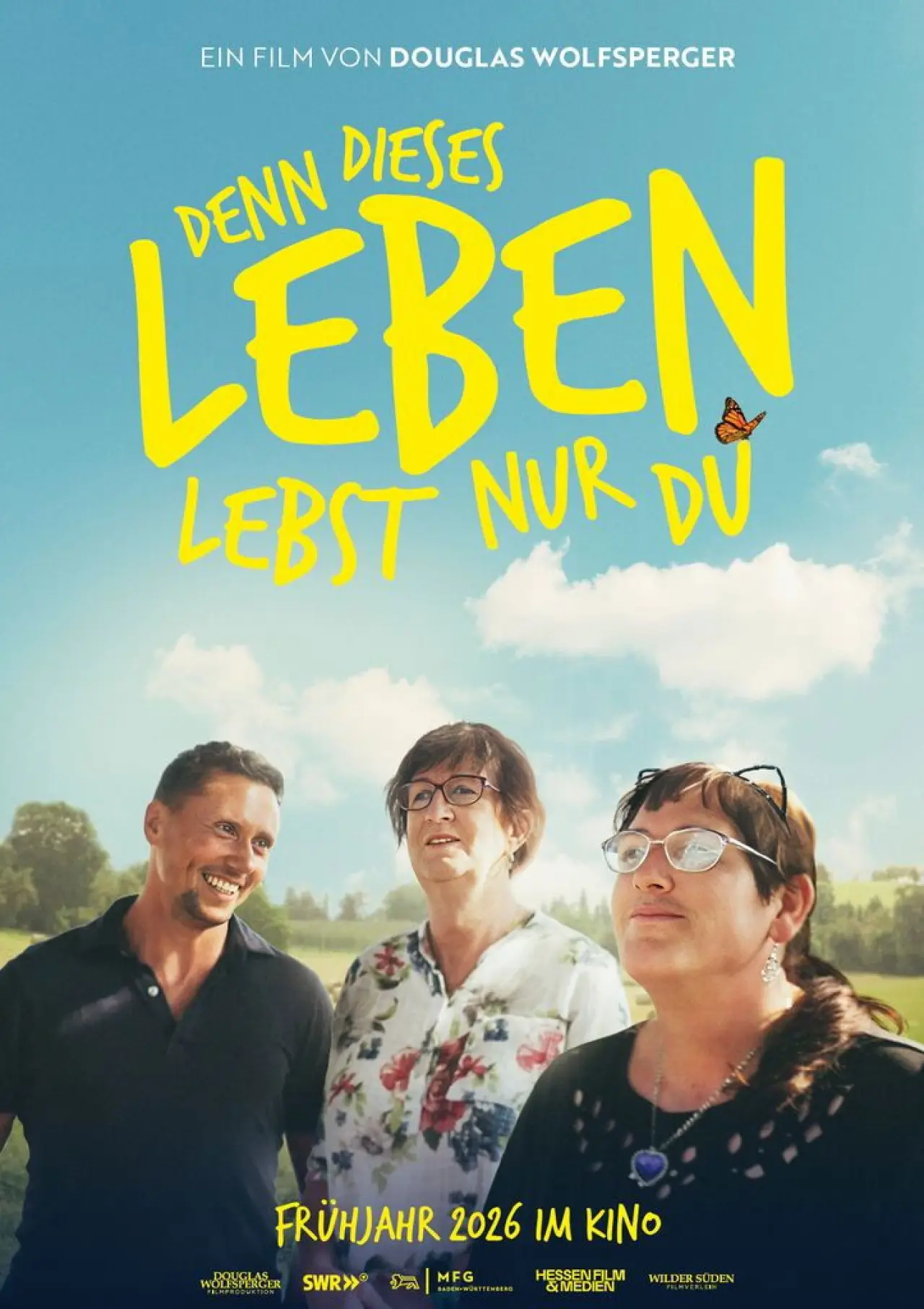 Plakat filmowy "Denn dieses Leben lebst nur Du"