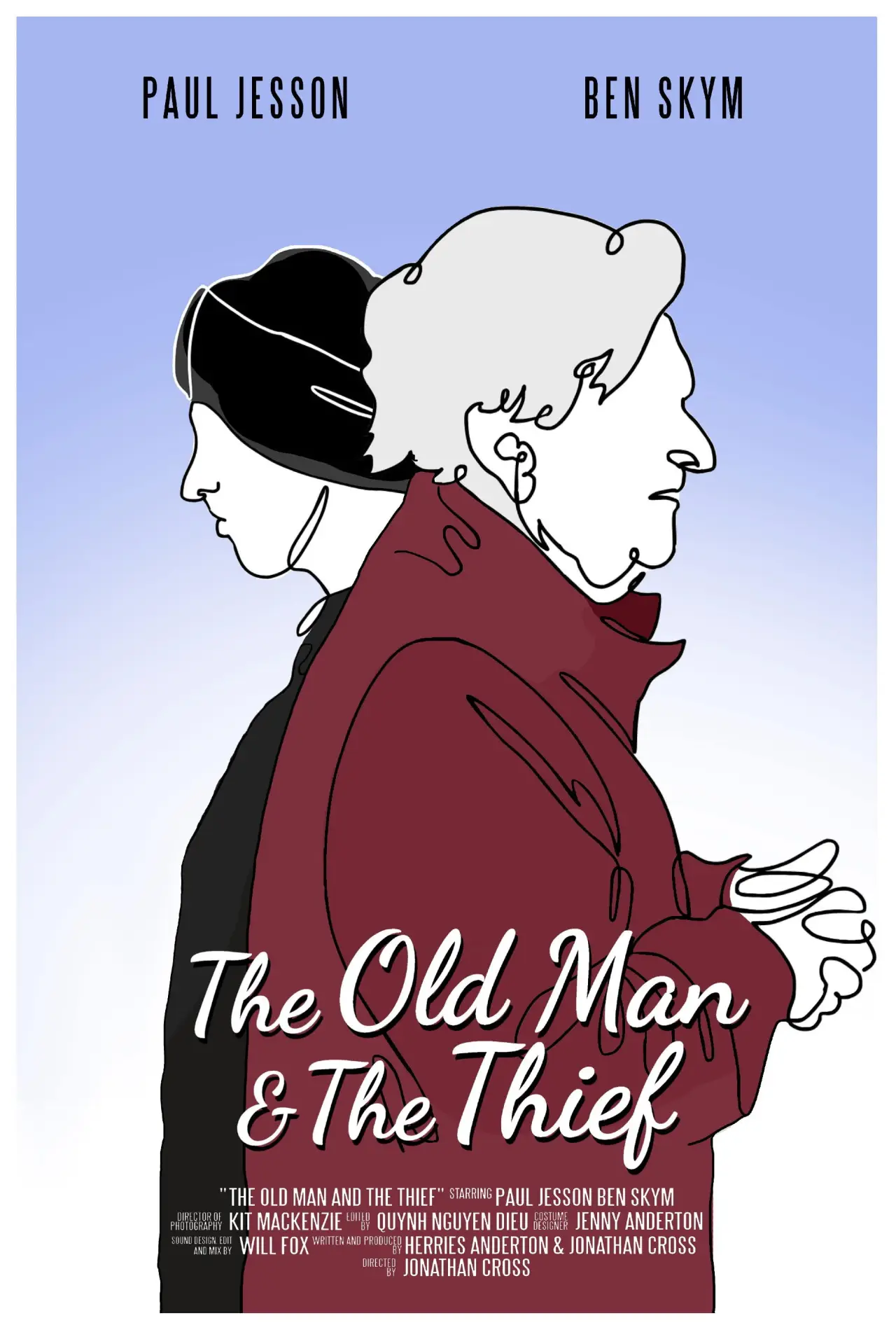 Plakat filmowy "The Old Man & The Thief"
