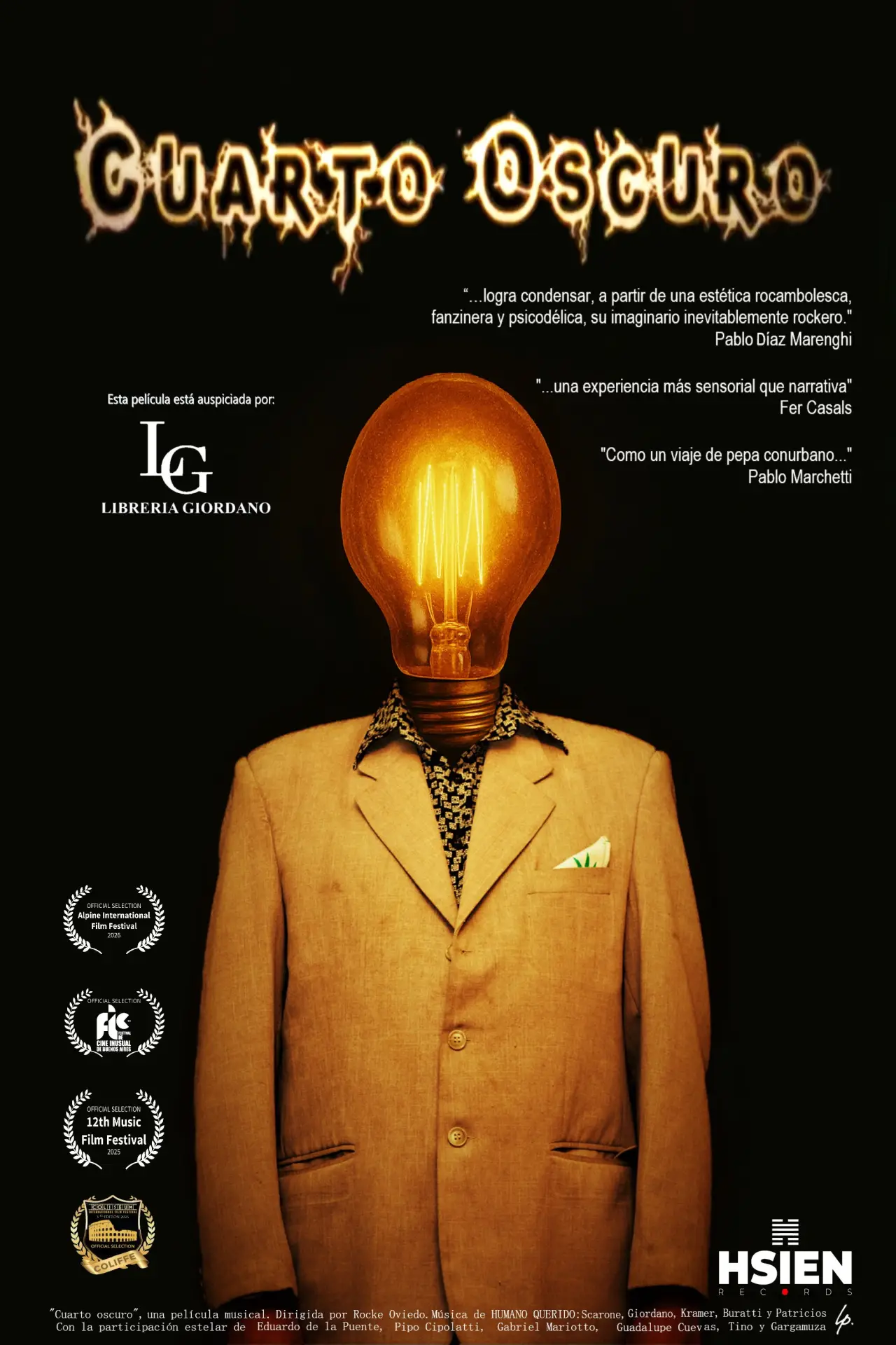 Plakat filmowy "Cuarto oscuro"