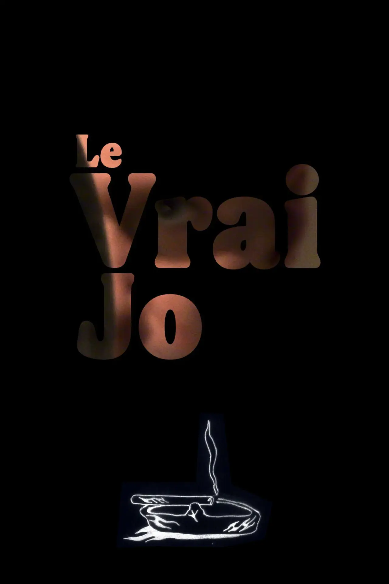 Plakat filmowy "Le vrai Jo"