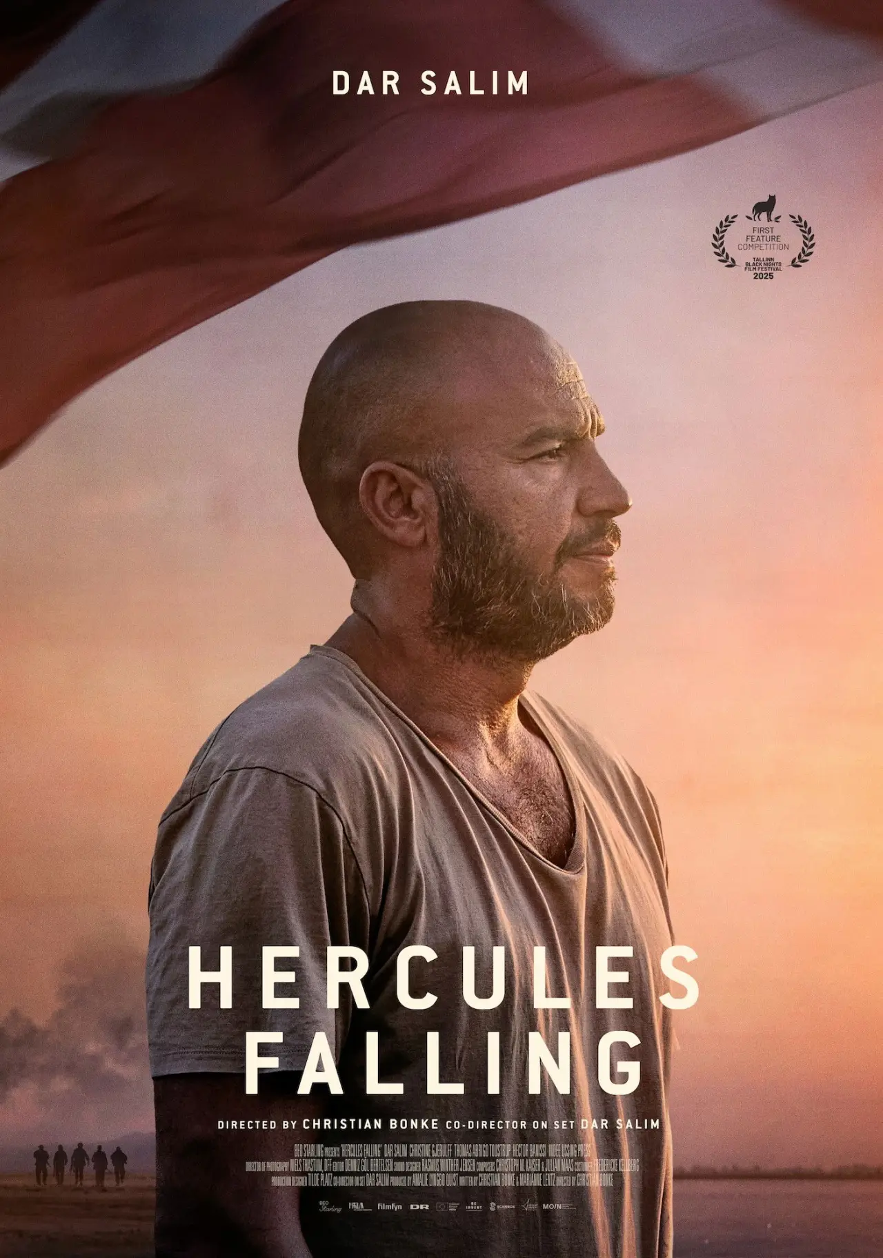 Plakat filmowy "Herkules falder"