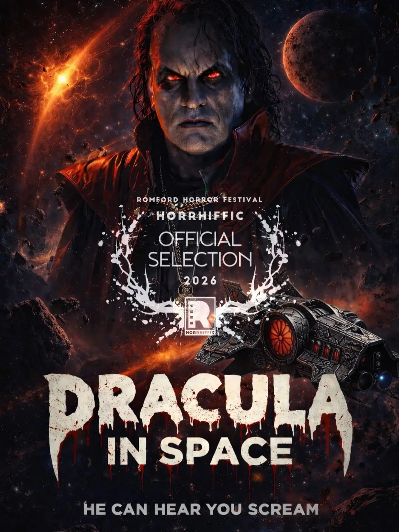 Plakat filmowy "Dracula in Space"