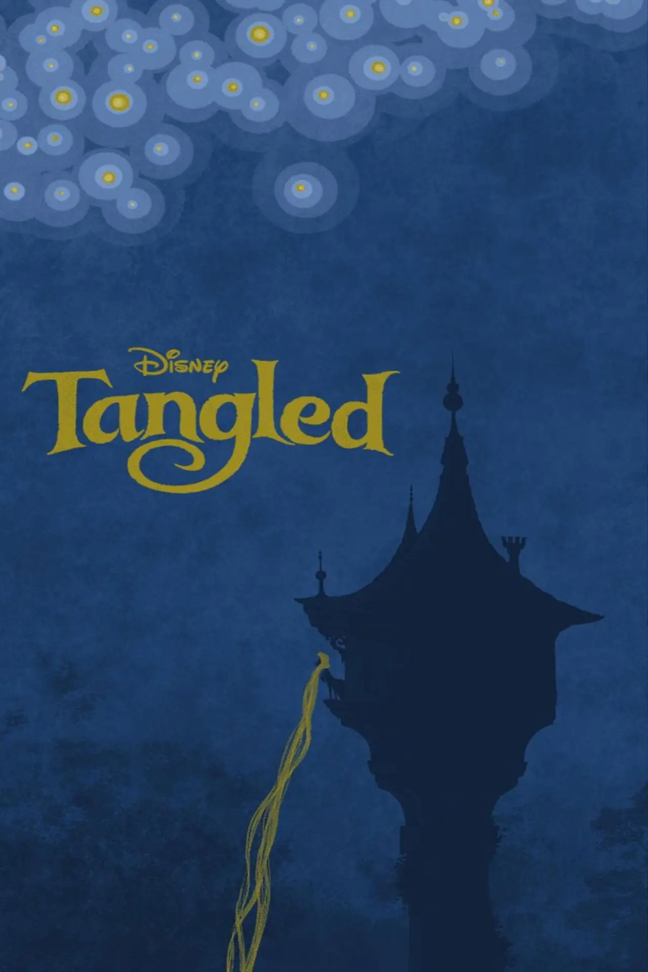 Plakat filmowy "Tangled"
