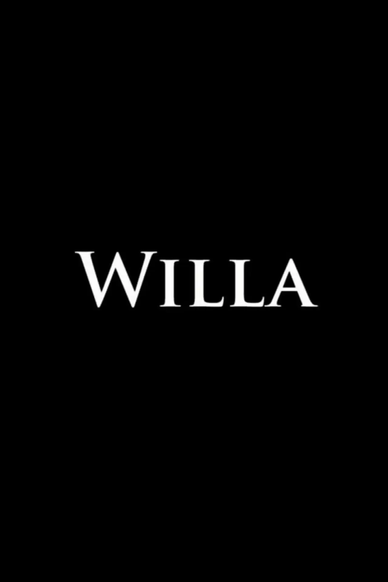 Plakat filmowy "Willa"