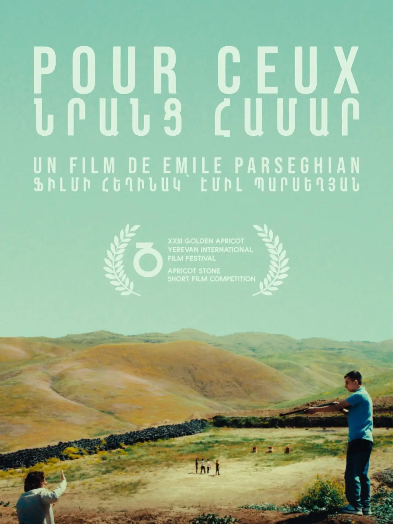 Plakat filmowy "Pour Ceux"
