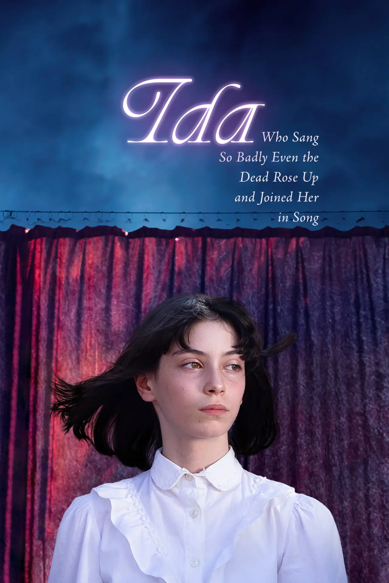 Plakat filmowy "Ida, ki je pela tako grdo, da so še mrtvi vstali od mrtvih in zapeli z njo"