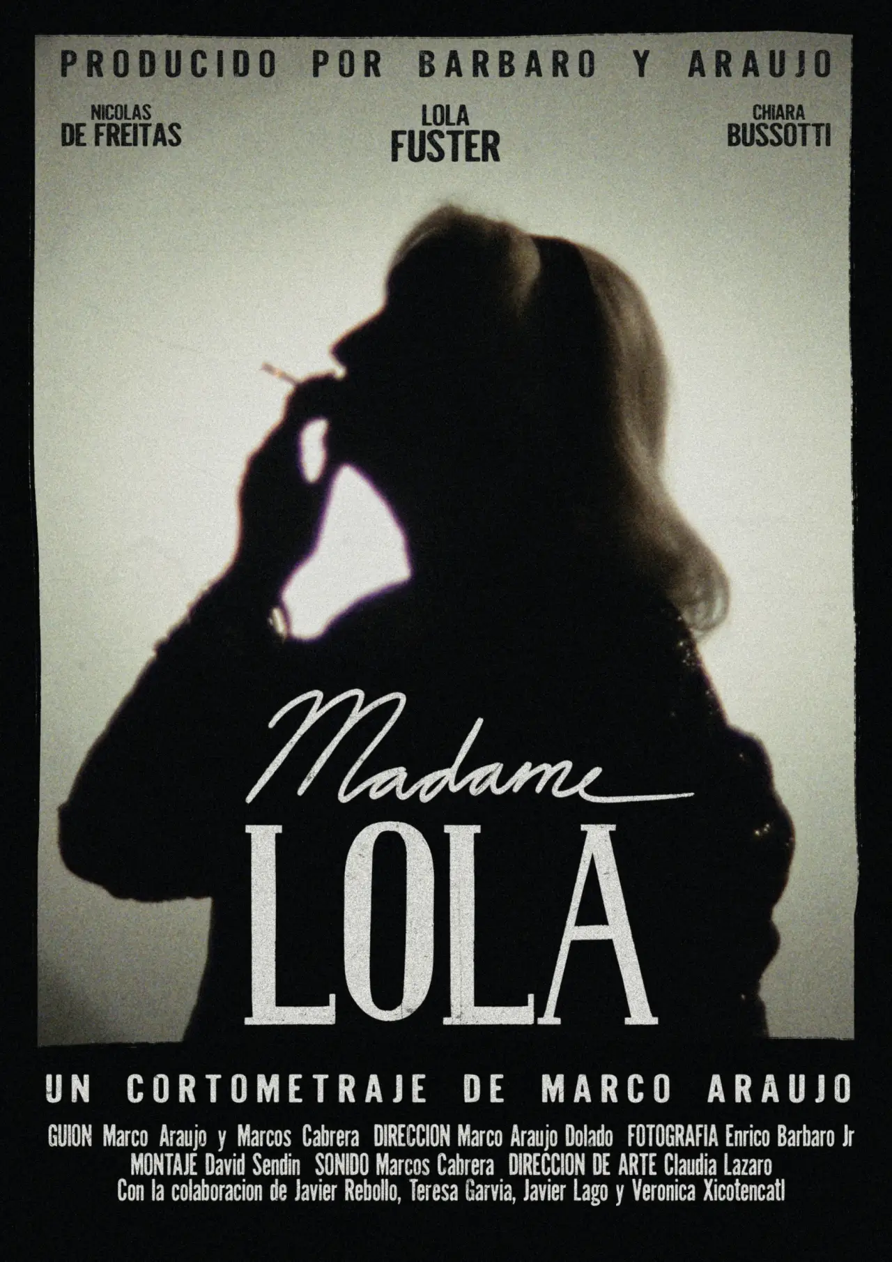 Plakat filmowy "Madame Lola"