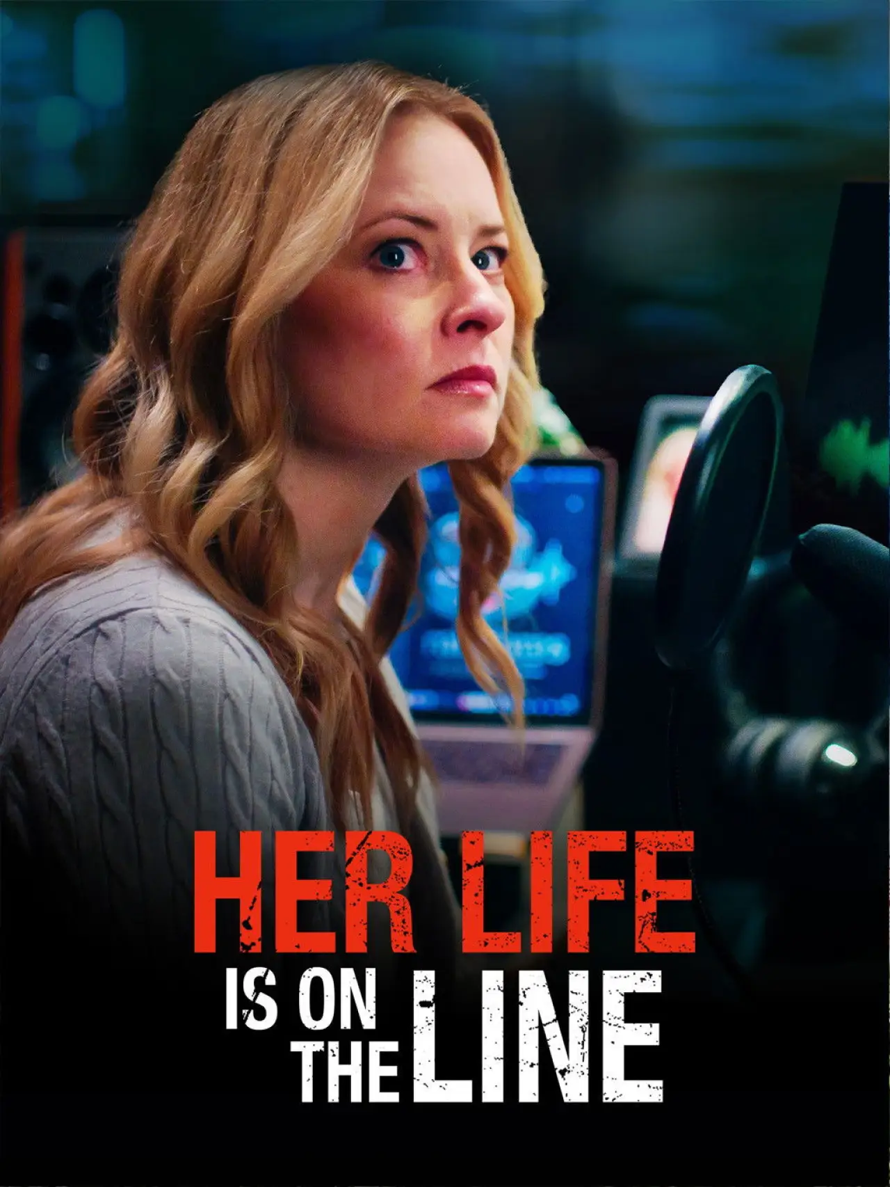 Plakat filmowy "Her Life Is on the Line"