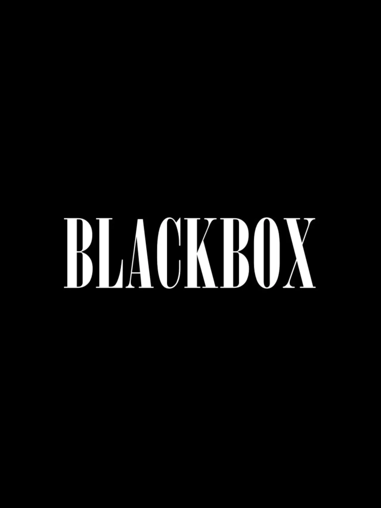 Plakat filmowy "Blackbox"