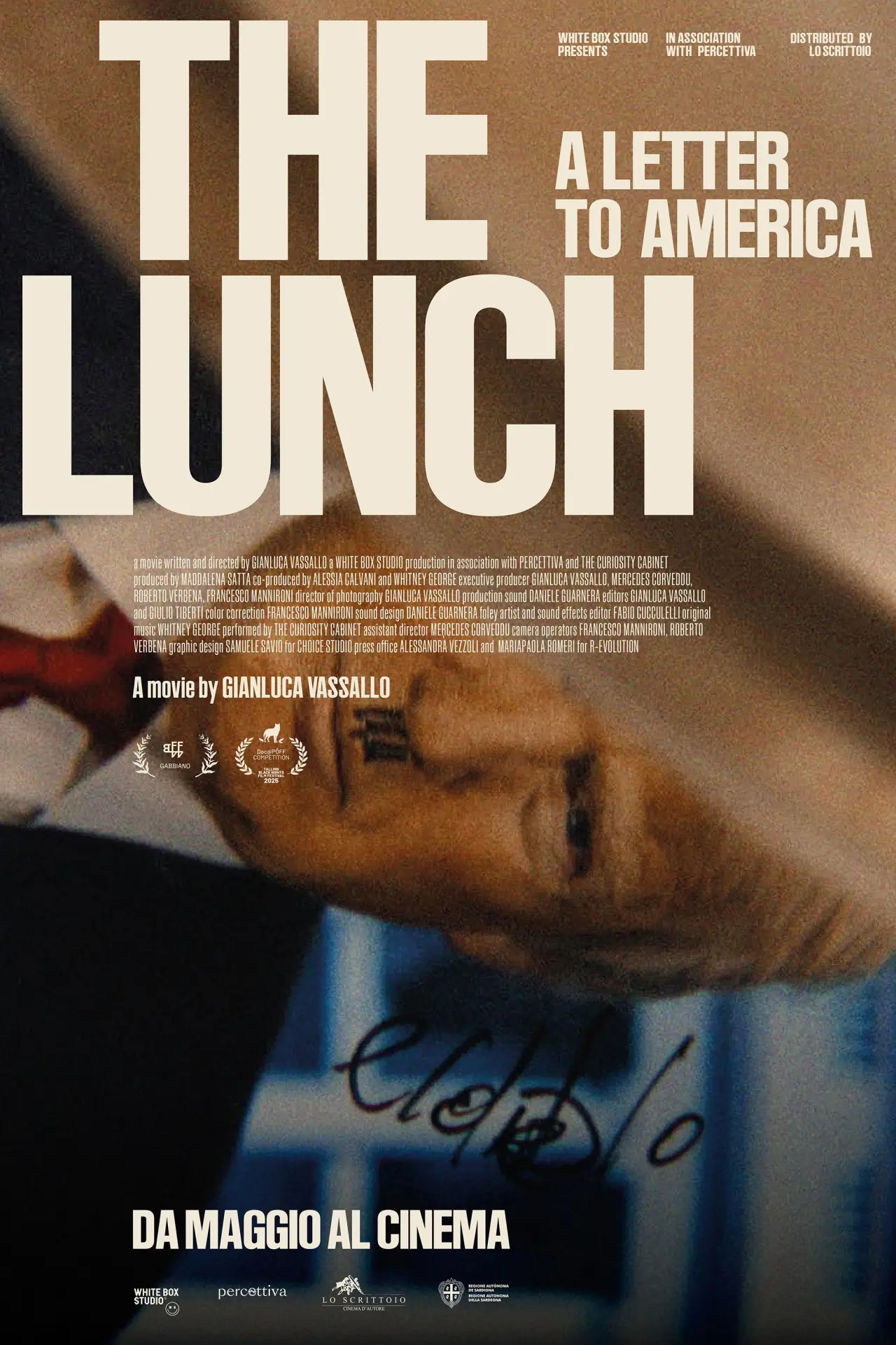 Plakat filmowy "The Lunch: A Letter to America"