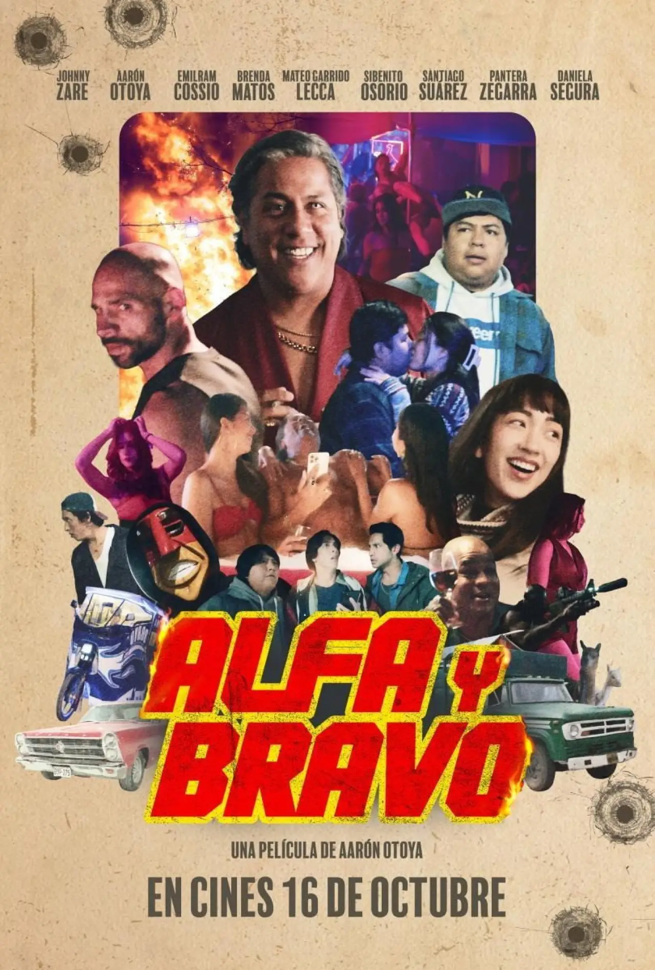Plakat filmowy "Alfa & Bravo"