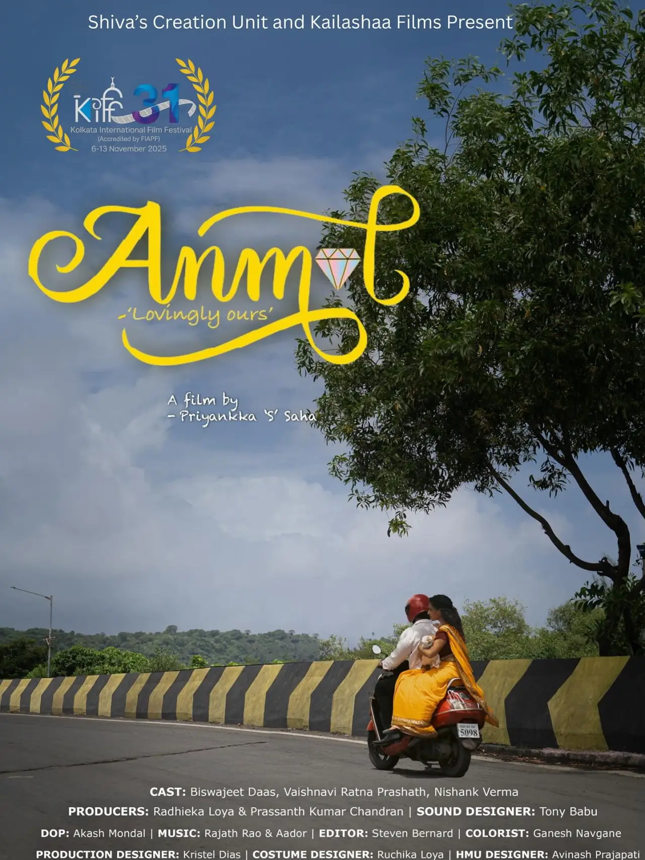 Plakat filmowy "Anmol - Lovingly Ours"