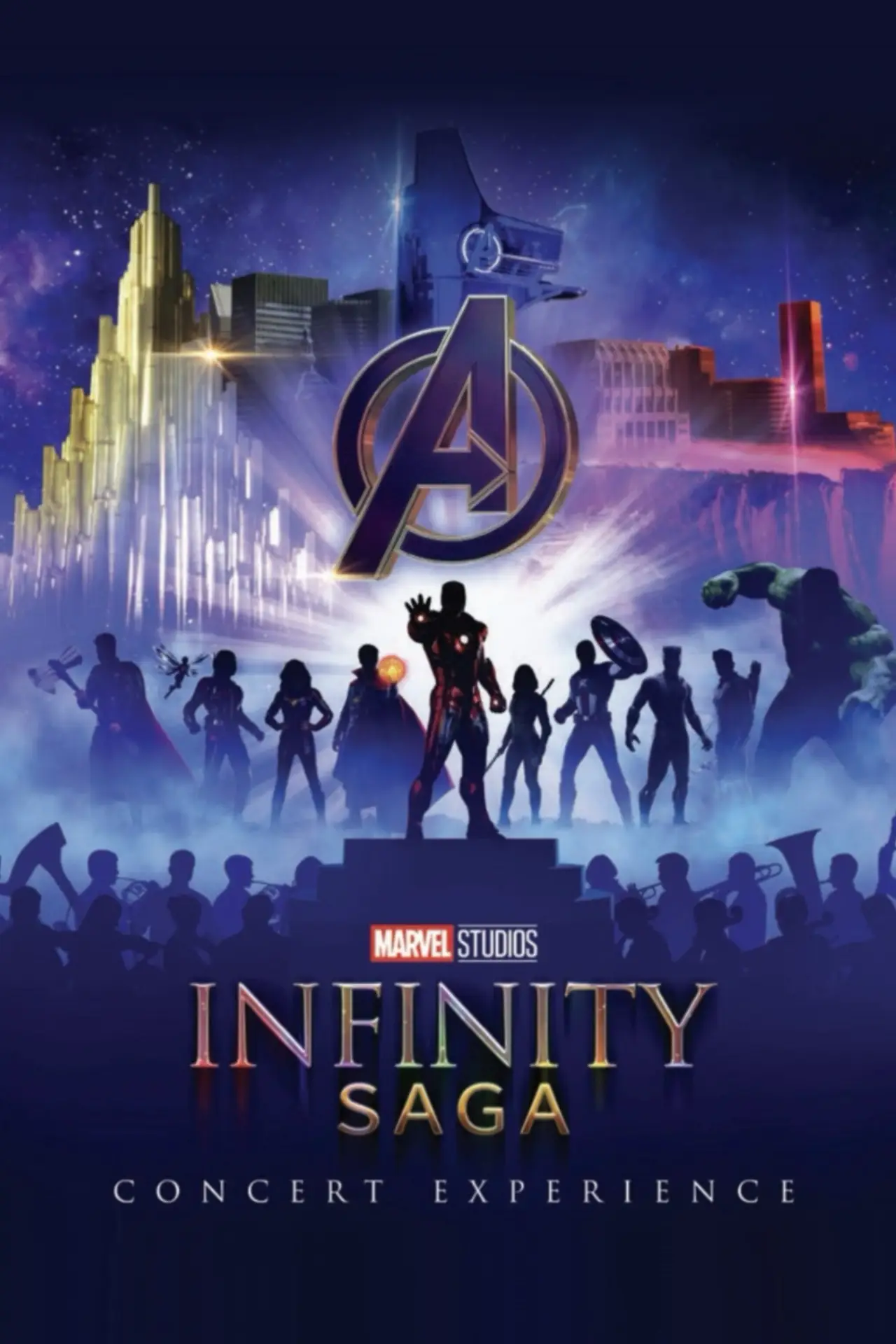 Plakat filmowy "Marvel Studios’ Infinity Saga Concert Experience"