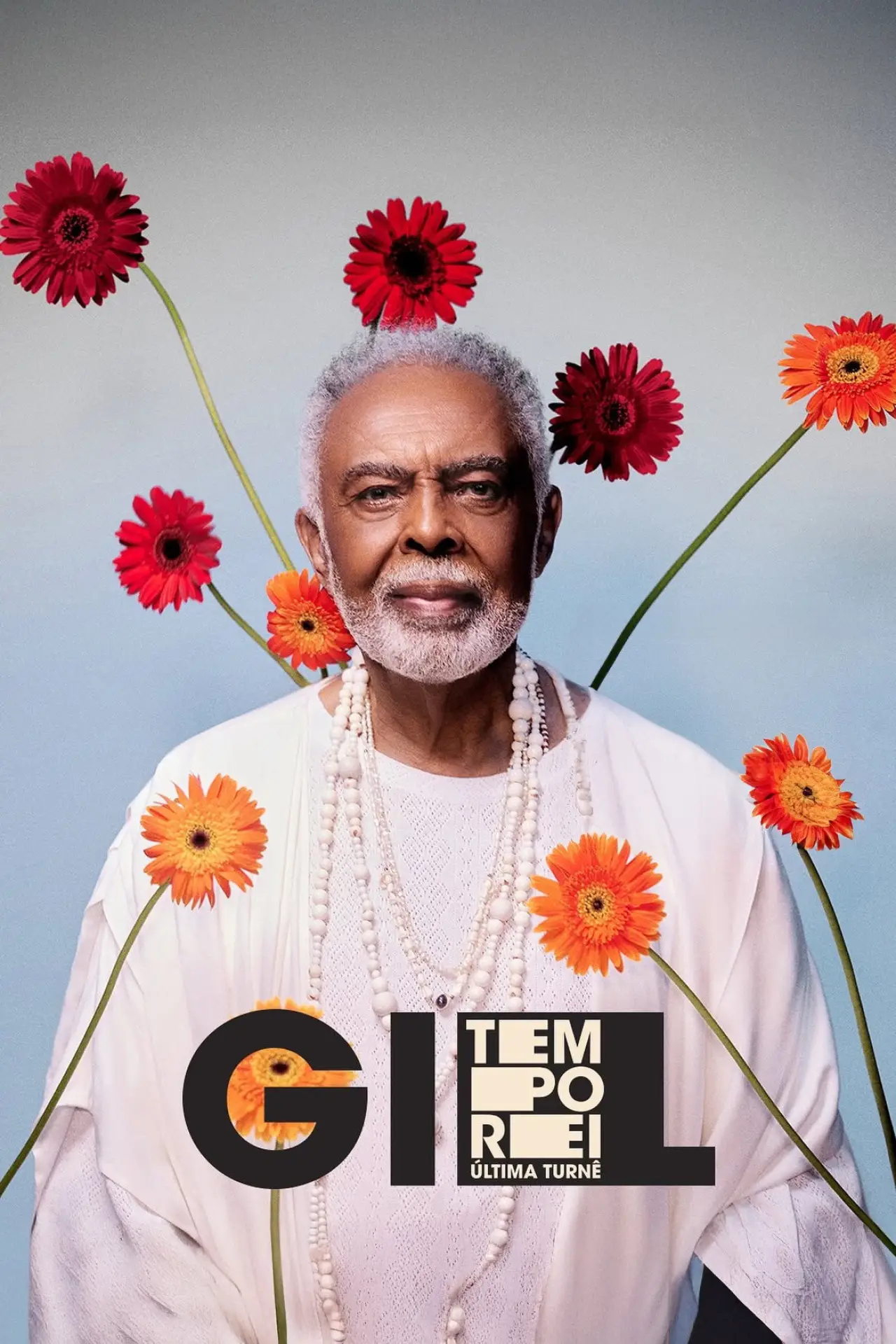 Plakat filmowy "Gilberto Gil: Tempo Rei - A Última Turnê"