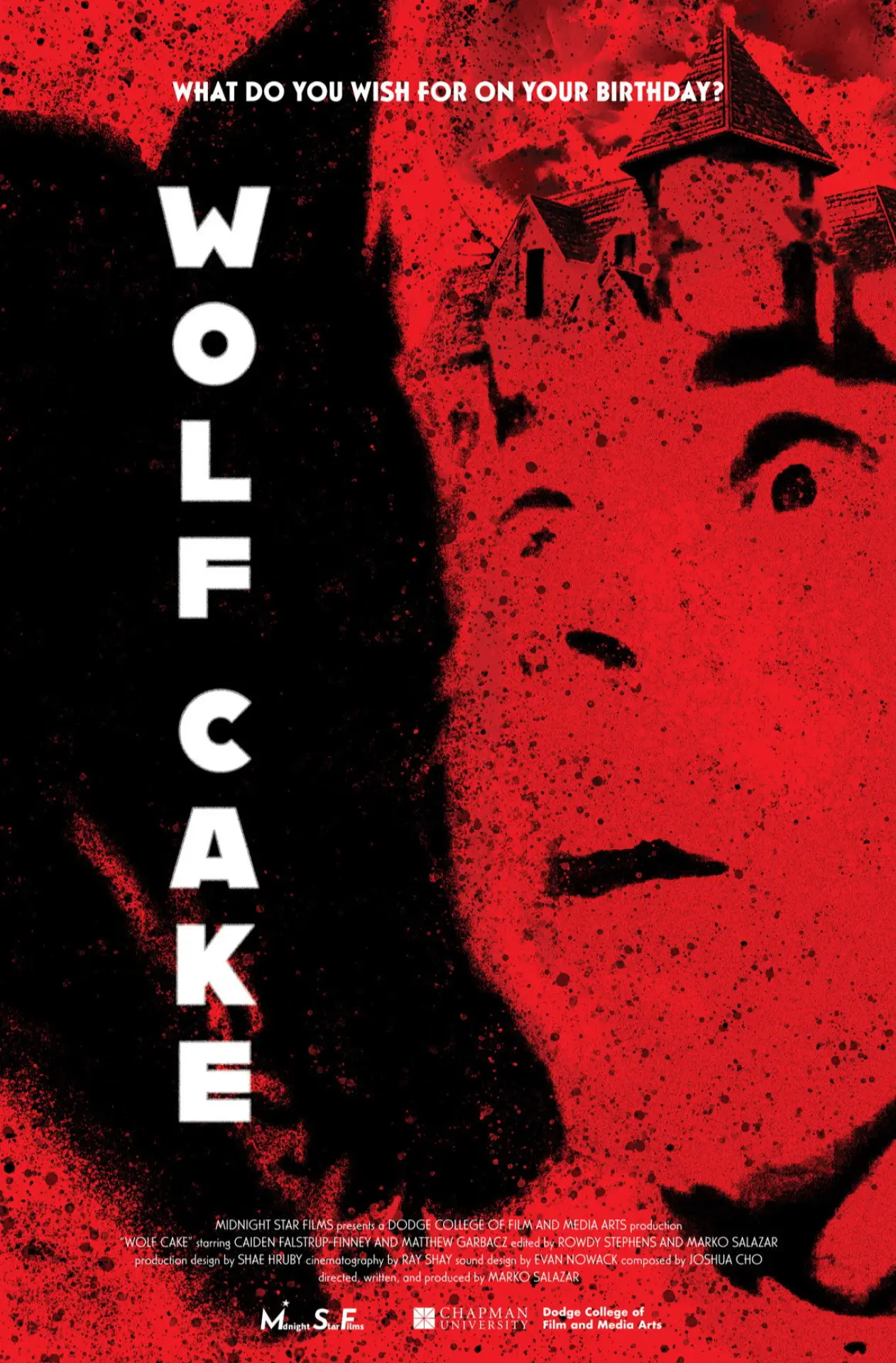 Plakat filmowy "Wolf Cake"