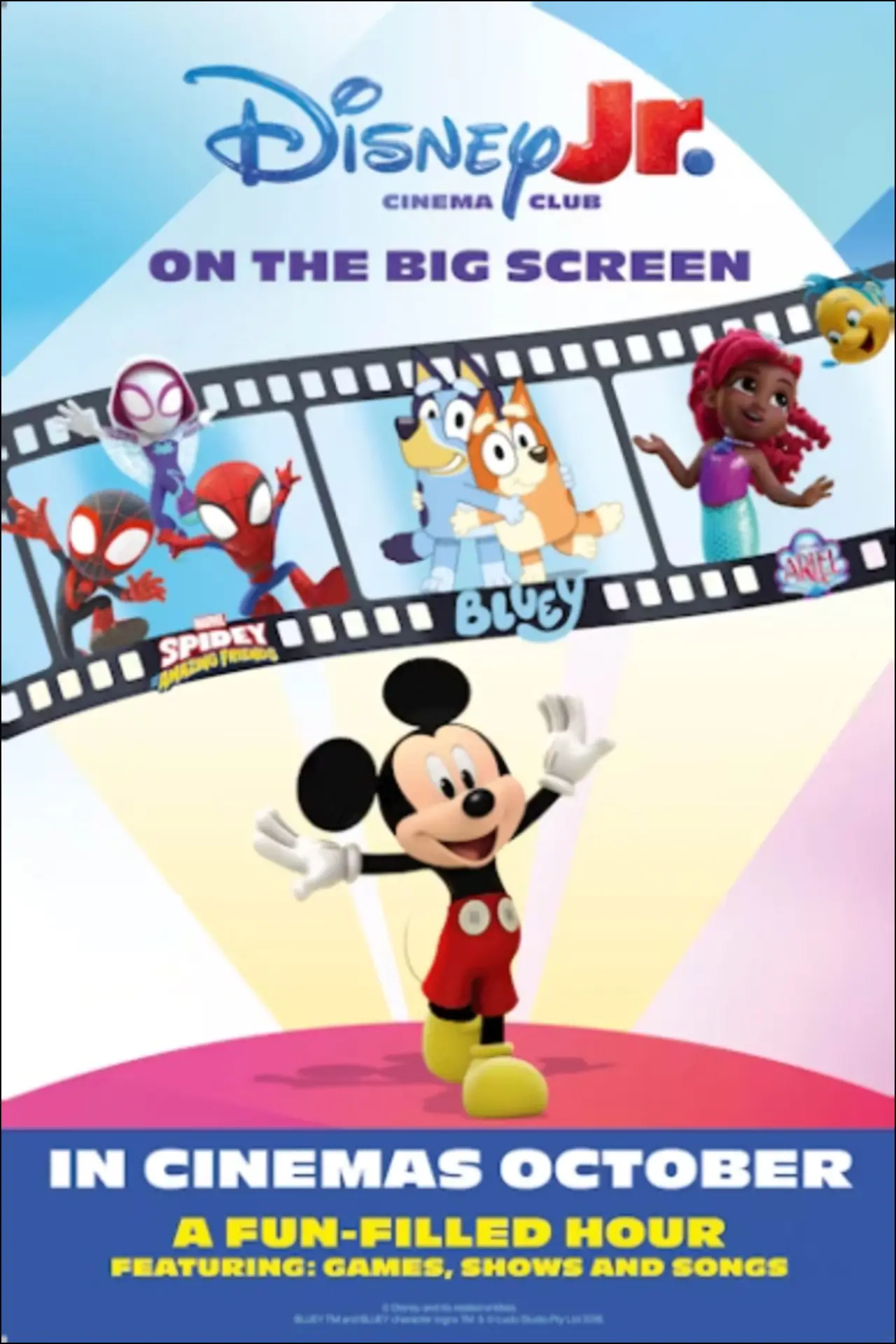 Plakat filmowy "Disney Jr. Cinema Club 2025"