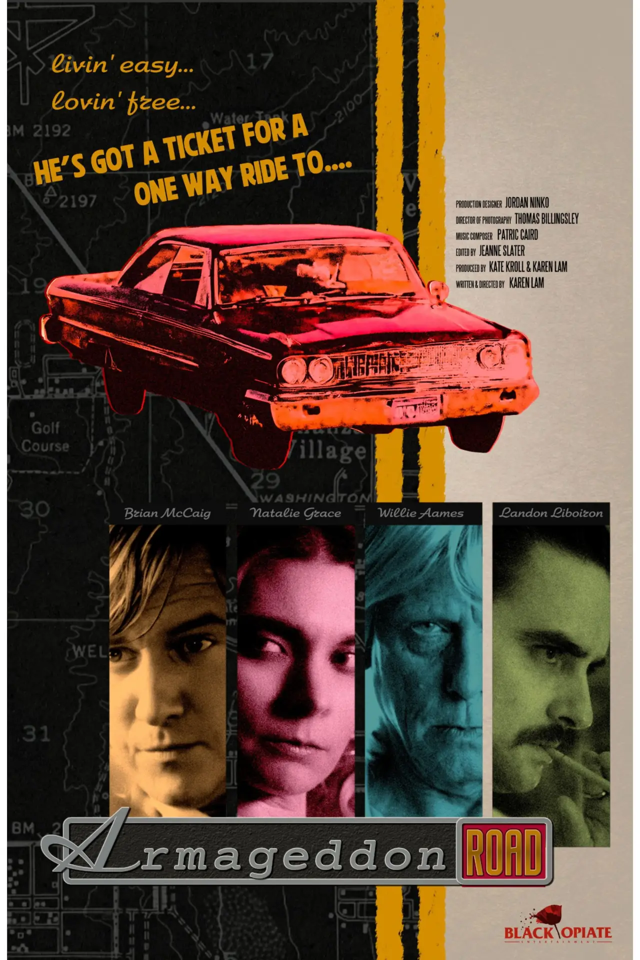 Plakat filmowy "Armageddon Road"
