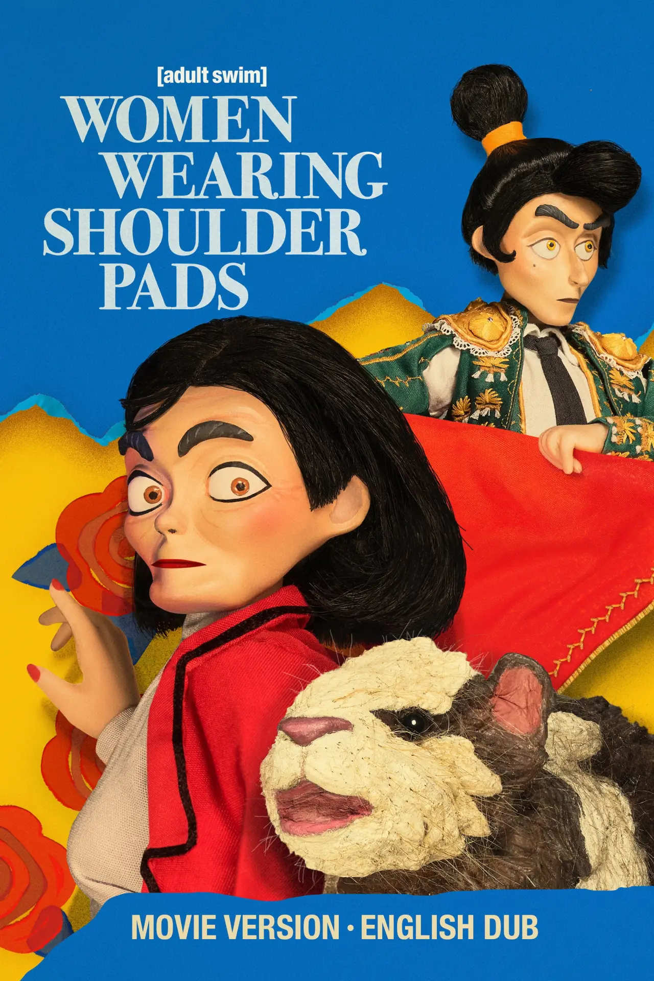 Plakat filmowy "Women Wearing Shoulder Pads: English Dub, Movie-Length Version"