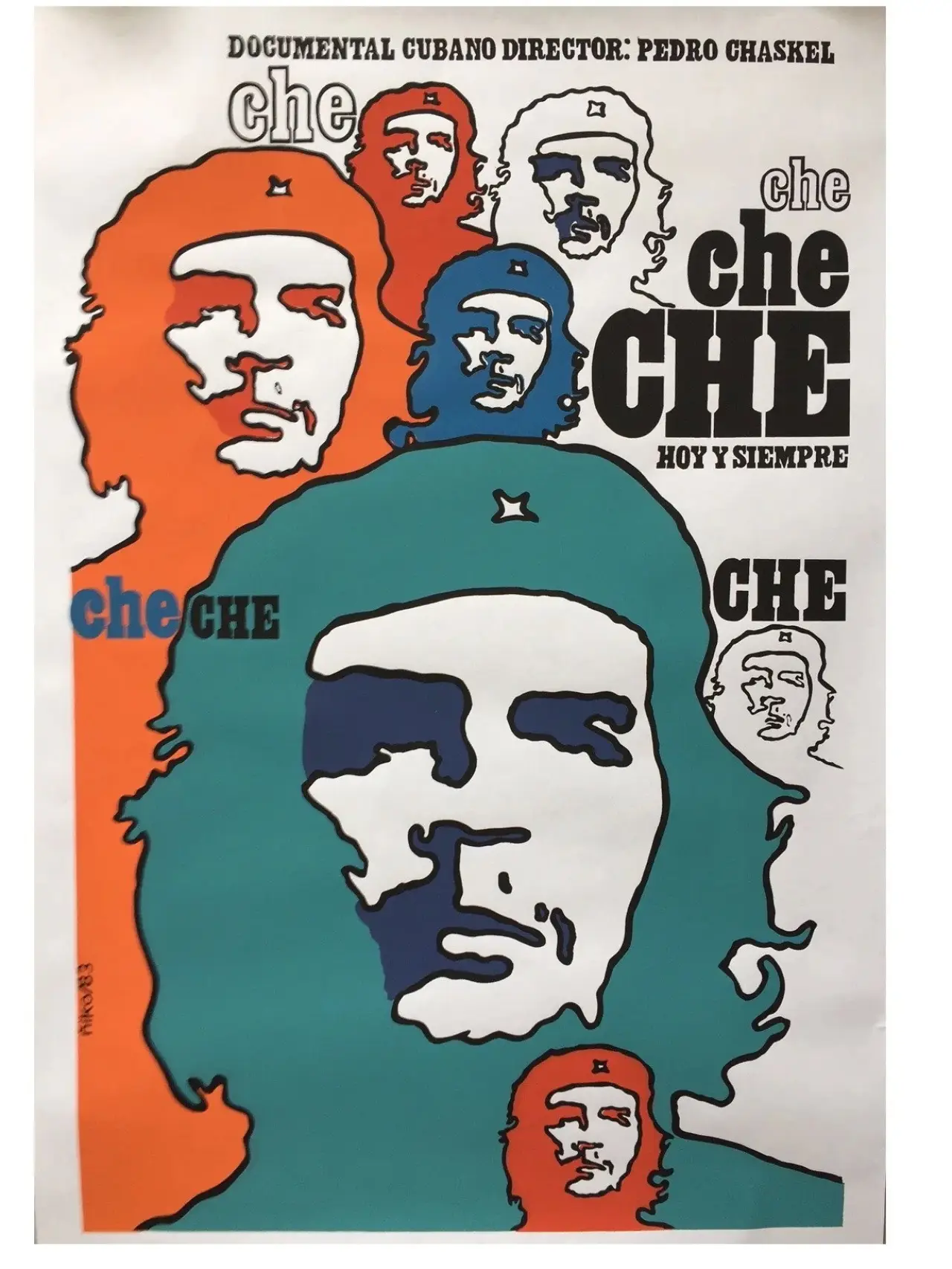 Plakat filmowy "Che, Hoy y Siempre"